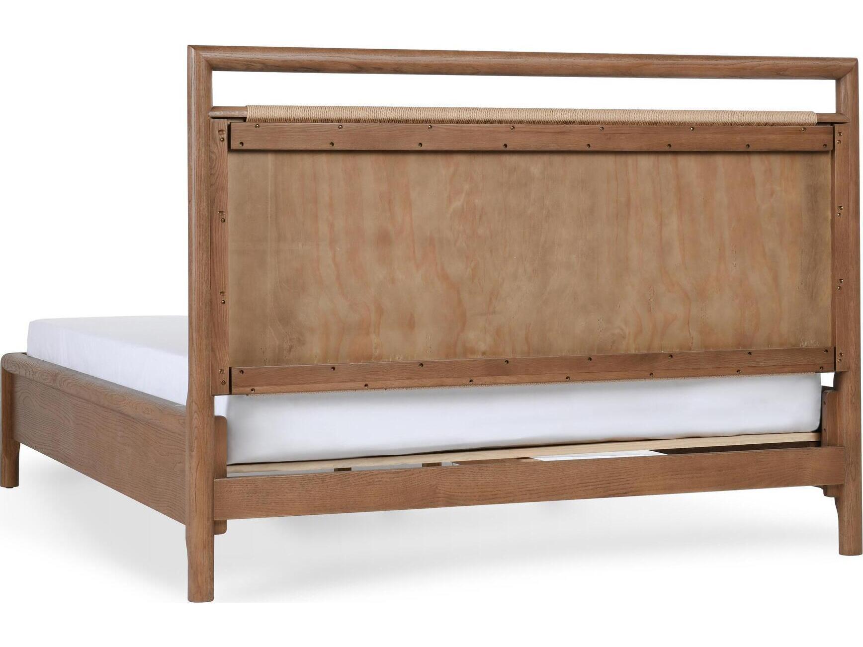 Classic Home Corda Brown Natural Oak Wood King Platform Bed