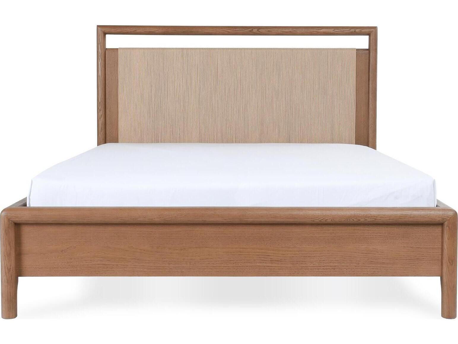 Classic Home Corda Brown Natural Oak Wood King Platform Bed
