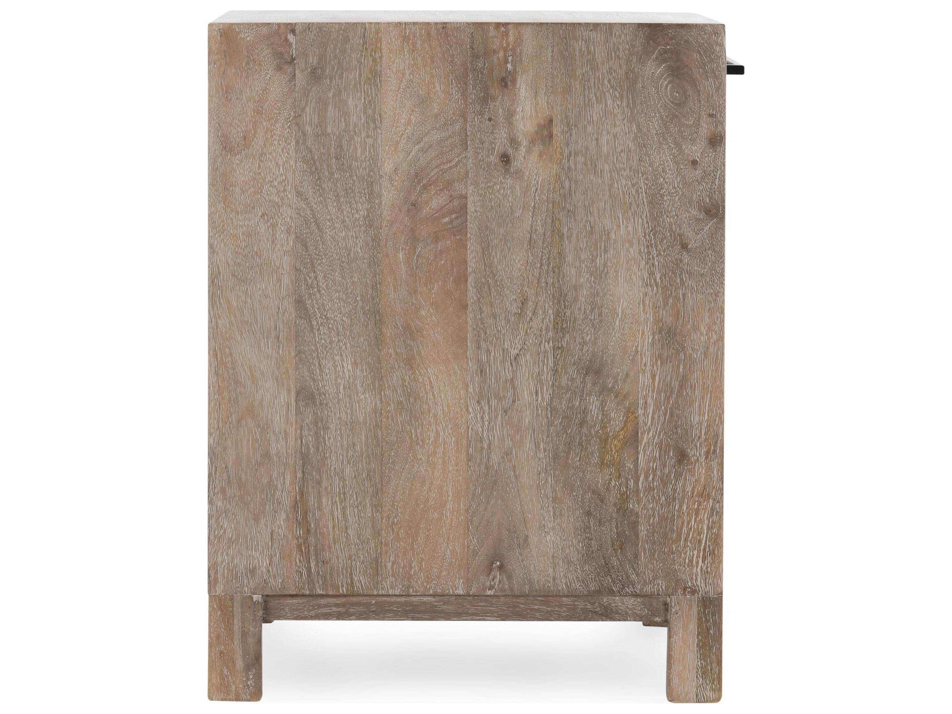 Classic Home Jensen 1-Drawer Mango Wood Nightstand