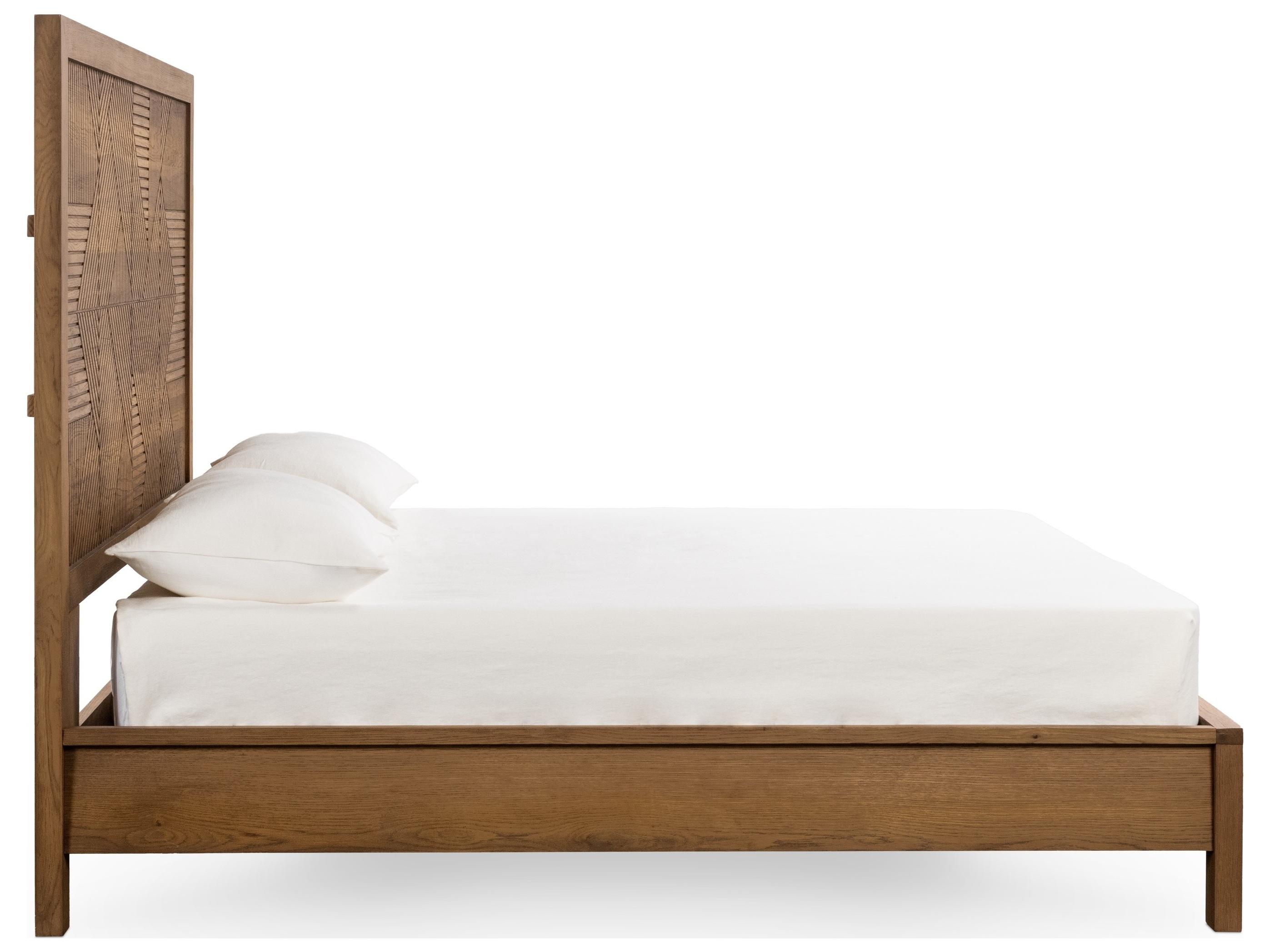 Classic Home Santa Clara Oak Golden Brown Wood King Platform Bed