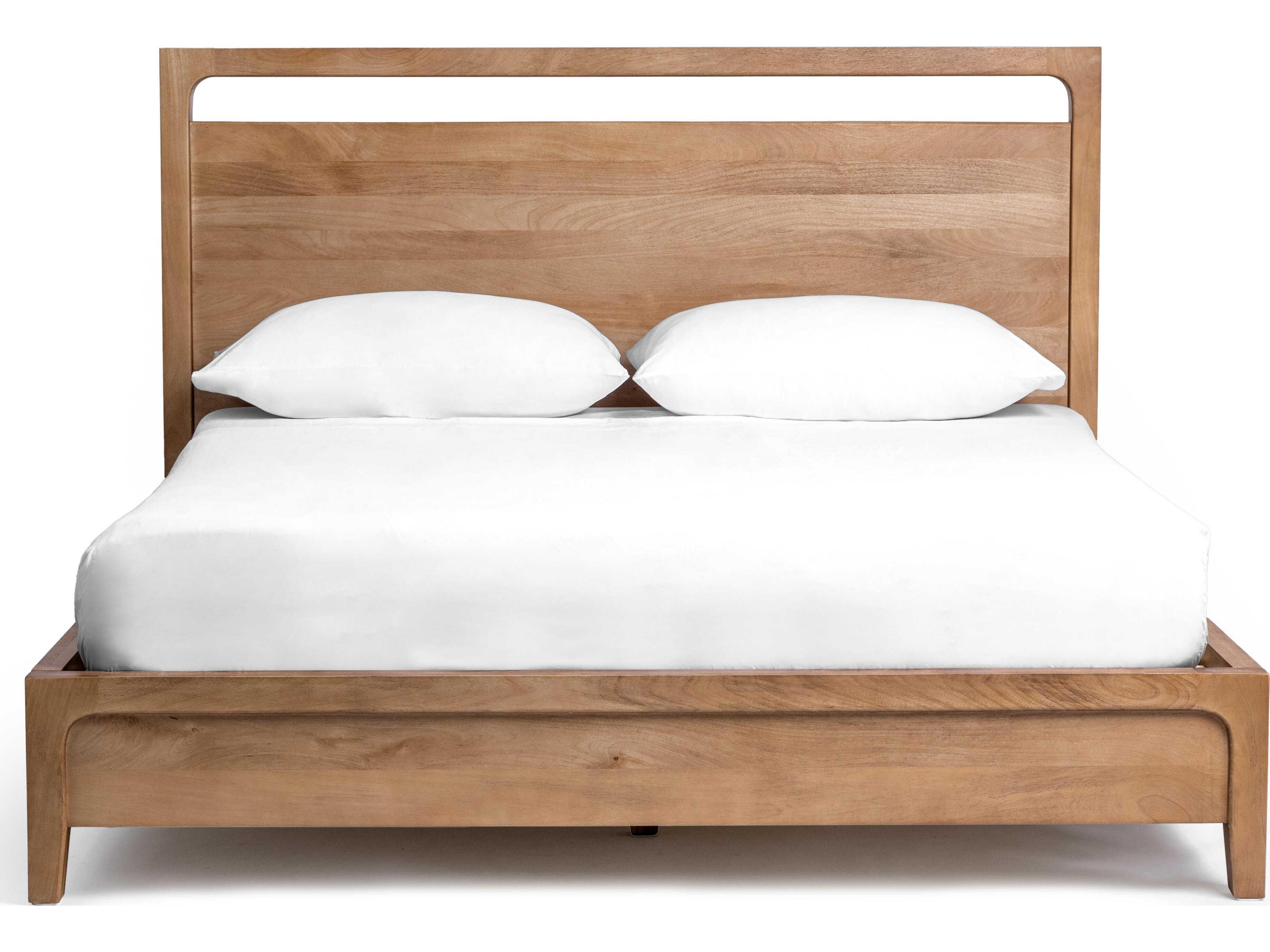 Classic Home Laguna Natural Mango Wood Queen Platform Bed