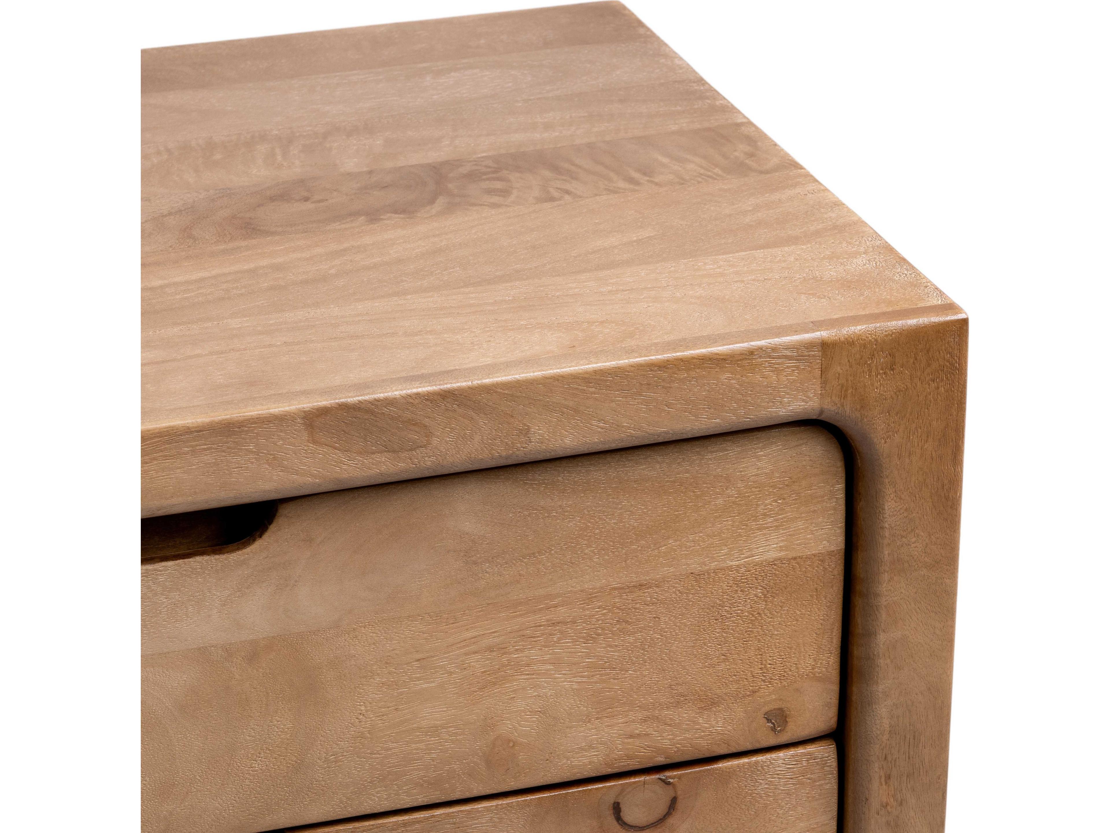 Classic Home Laguna 6-Drawers Natural Mango Wood Double Dresser