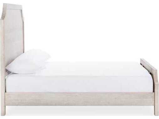 Classic Home Westmont White Mango Wood King Panel Bed