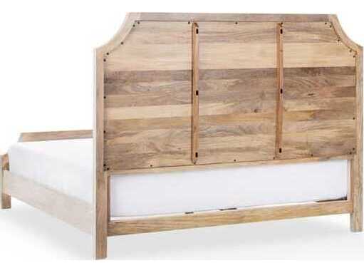 Classic Home Westmont White Mango Wood King Panel Bed