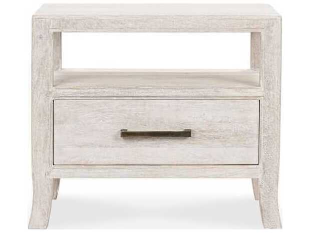 Classic Home Westmont 1-Drawer White Mango Wood Nightstand