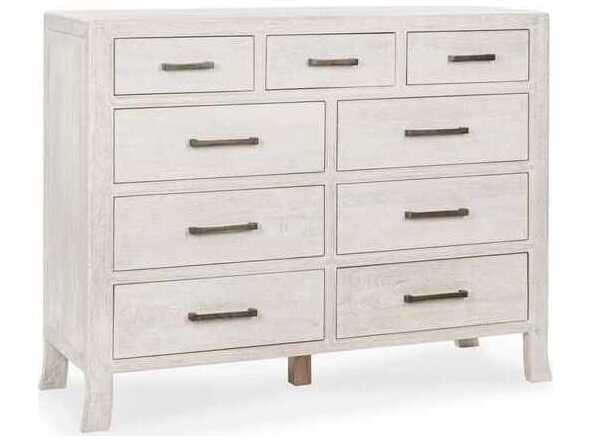 Classic Home Westmont White Mango Wood Double Dresser