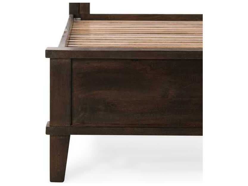 Classic Home Westlake Brown Mango Wood Queen Platform Bed