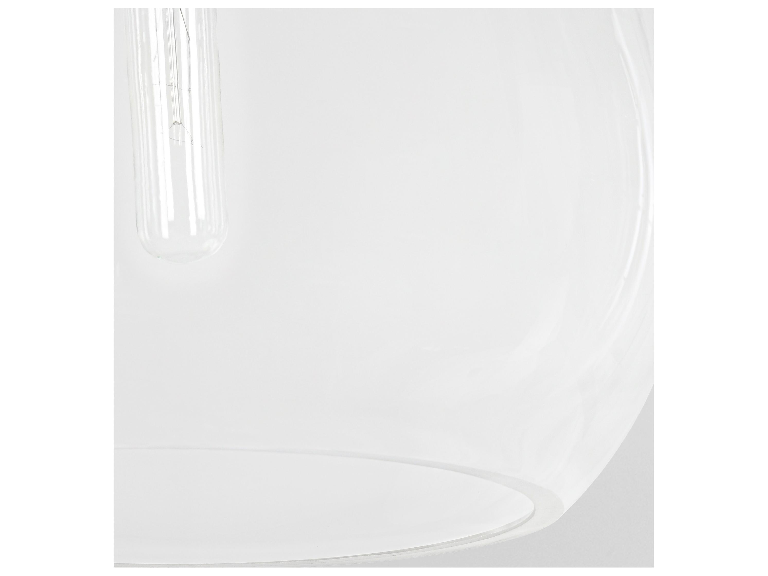 Classic Home Odense 1-Light Black Clear Bowl Mini Pendant