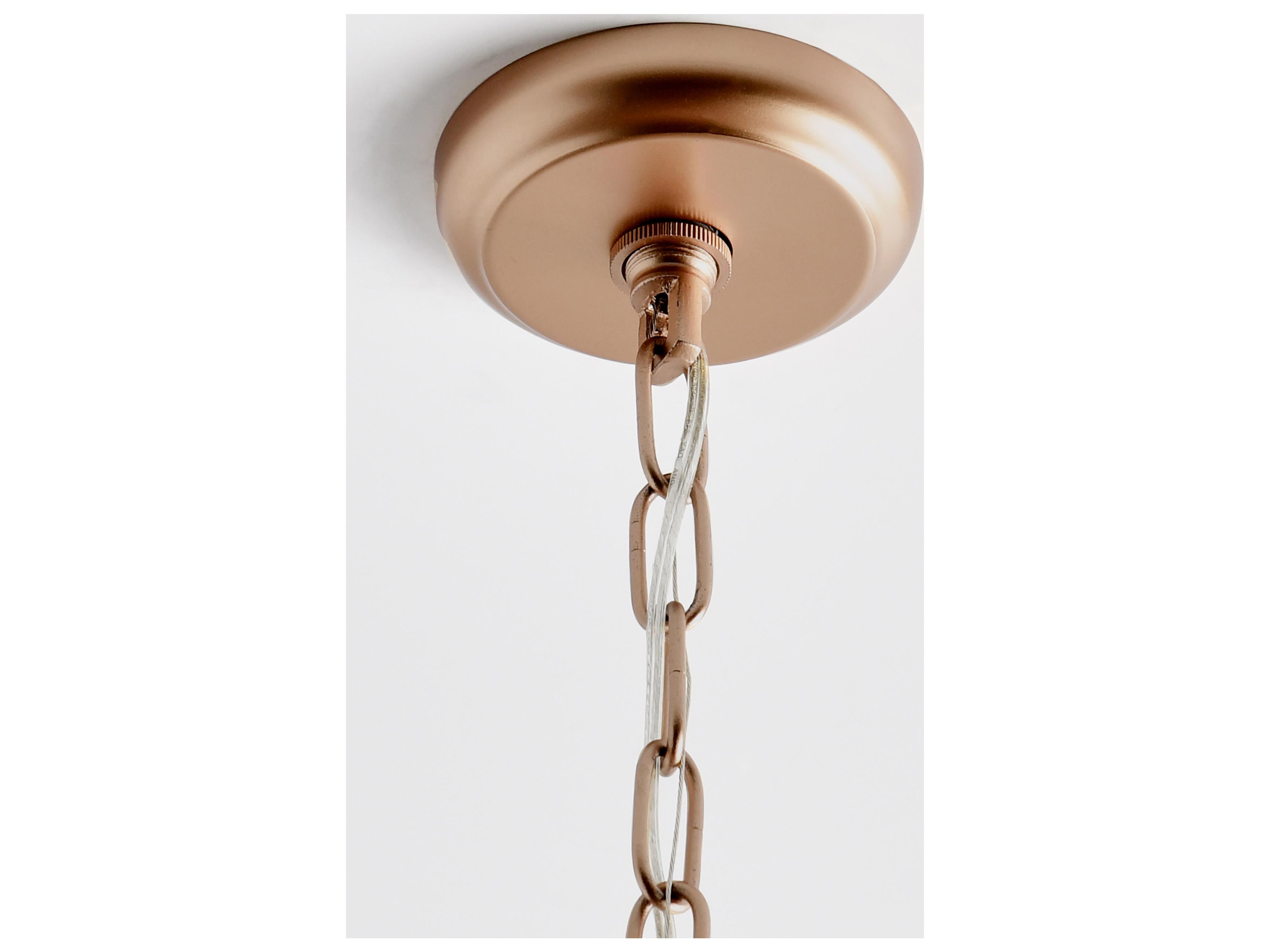 Classic Home Allesandria 3-Light Gold Clear Crystal Globe Chandelier