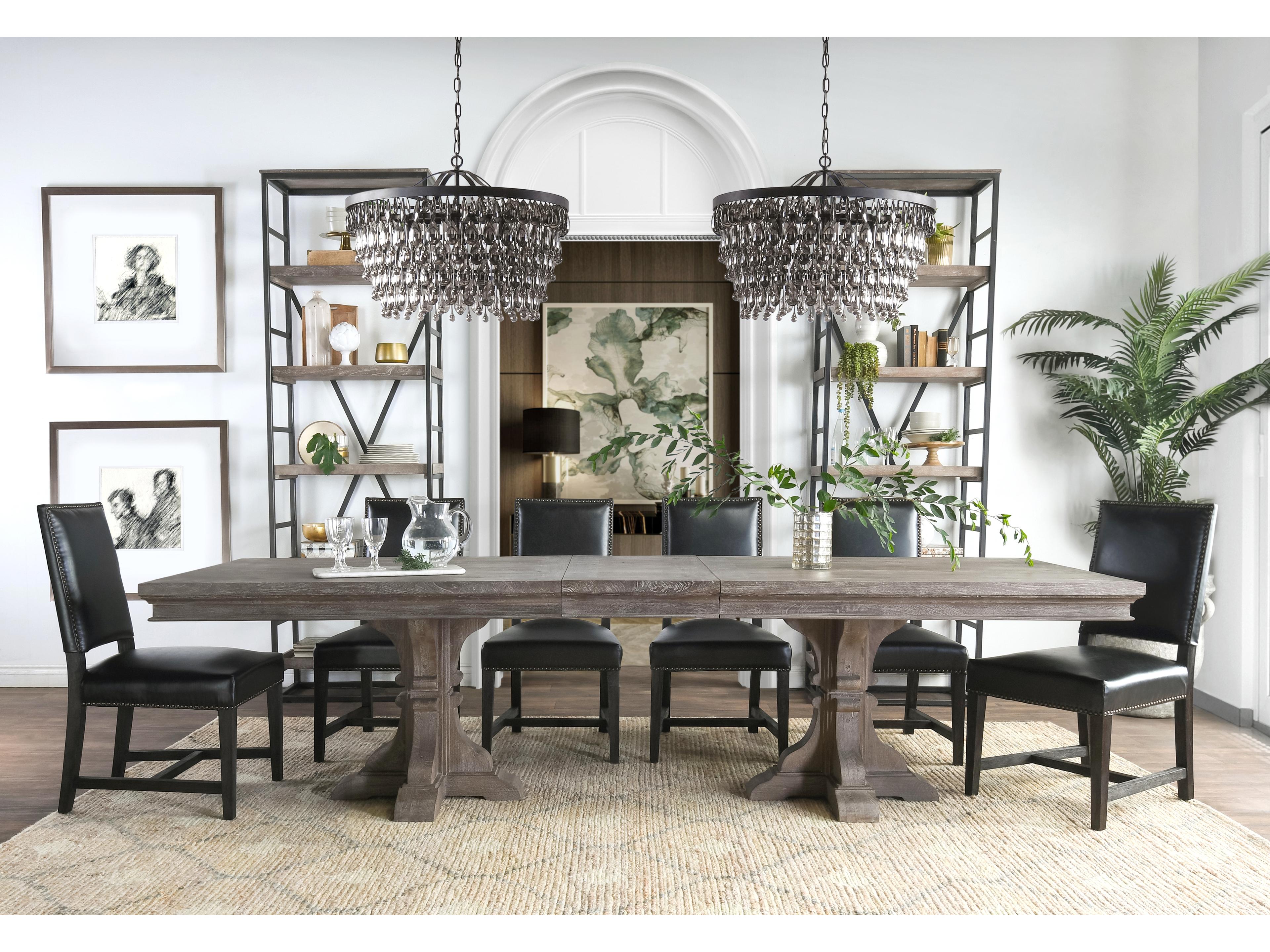 Classic Home Larkin 7-Light Black Chandelier