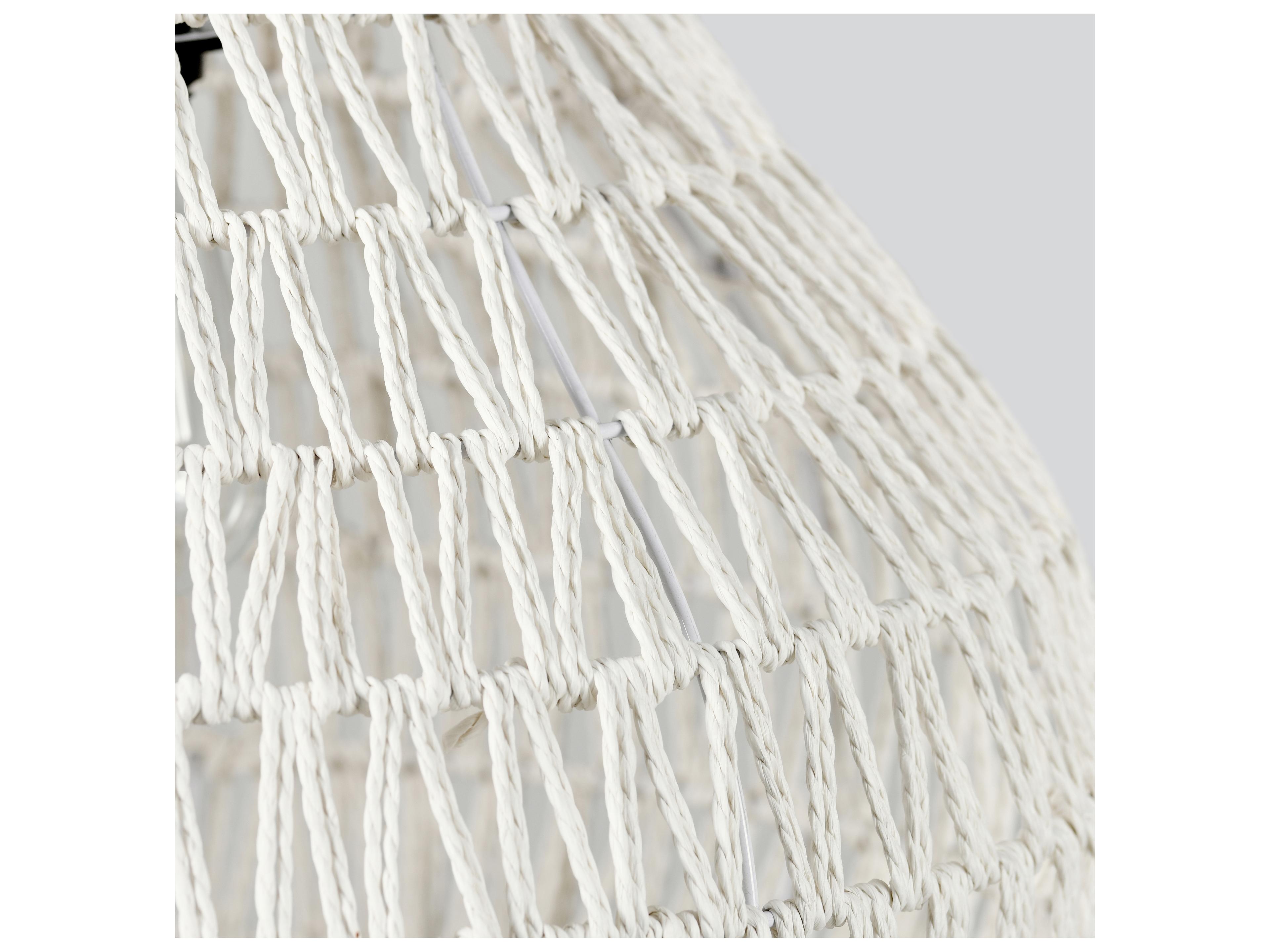 Classic Home Quaid 1-Light White Pendant