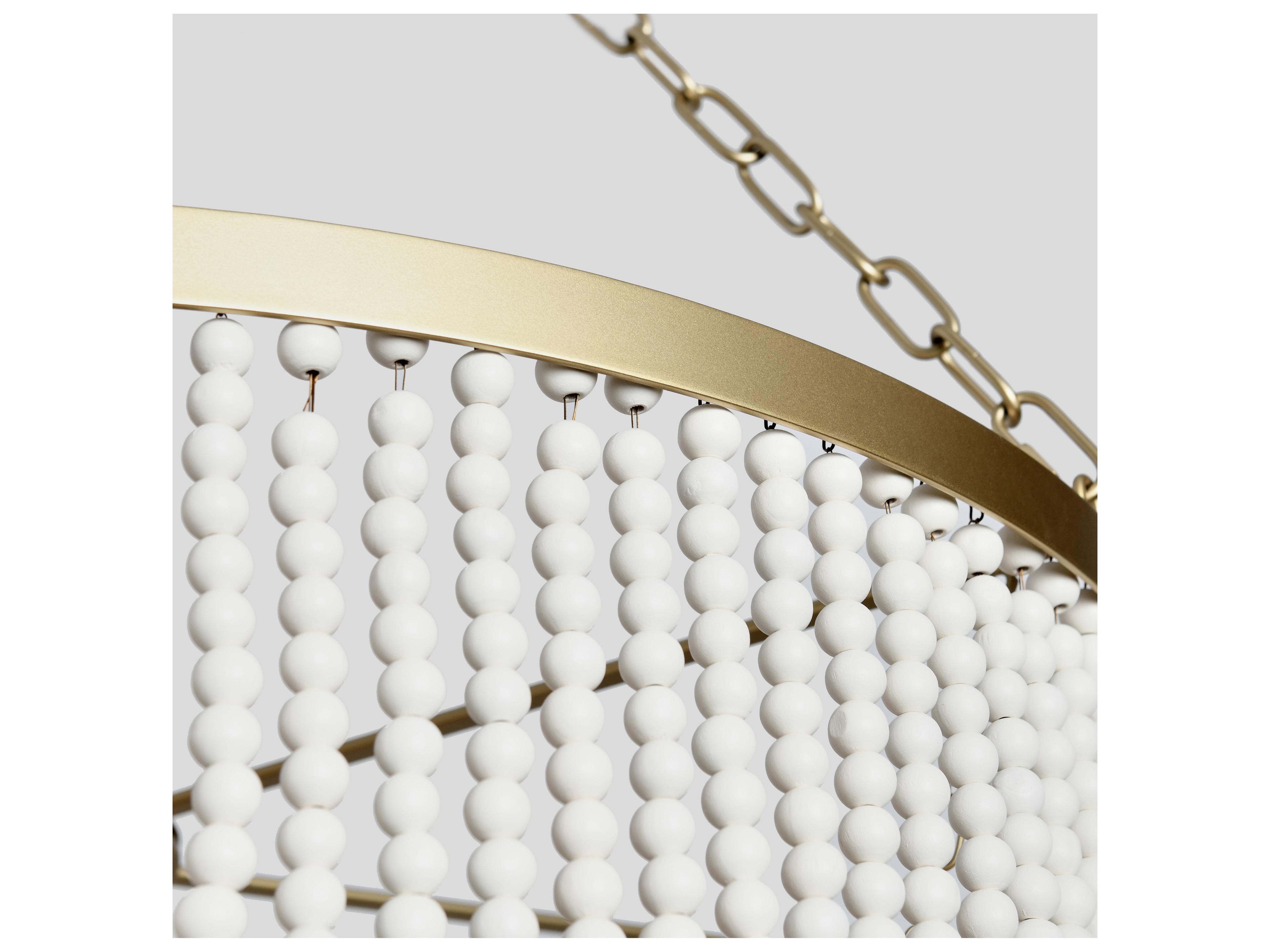 Classic Home Amanda 11-Light White Tiered Chandelier