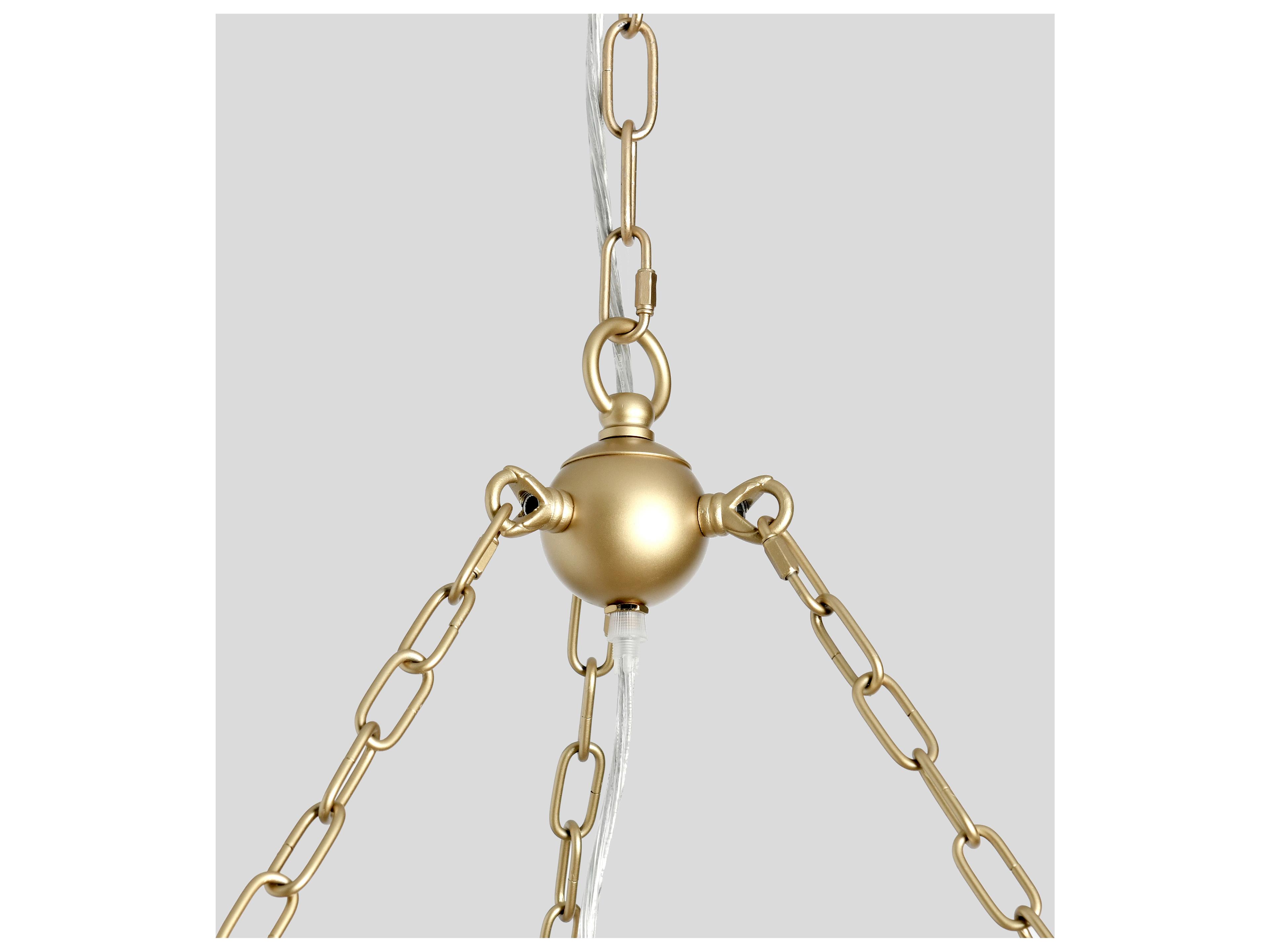 Classic Home Amanda 11-Light White Tiered Chandelier