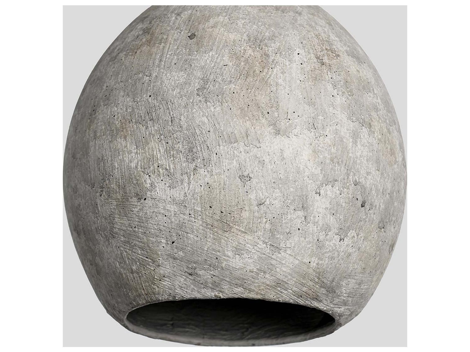 Classic Home Teresa 1-Light Deep Gray Dome Mini Pendant