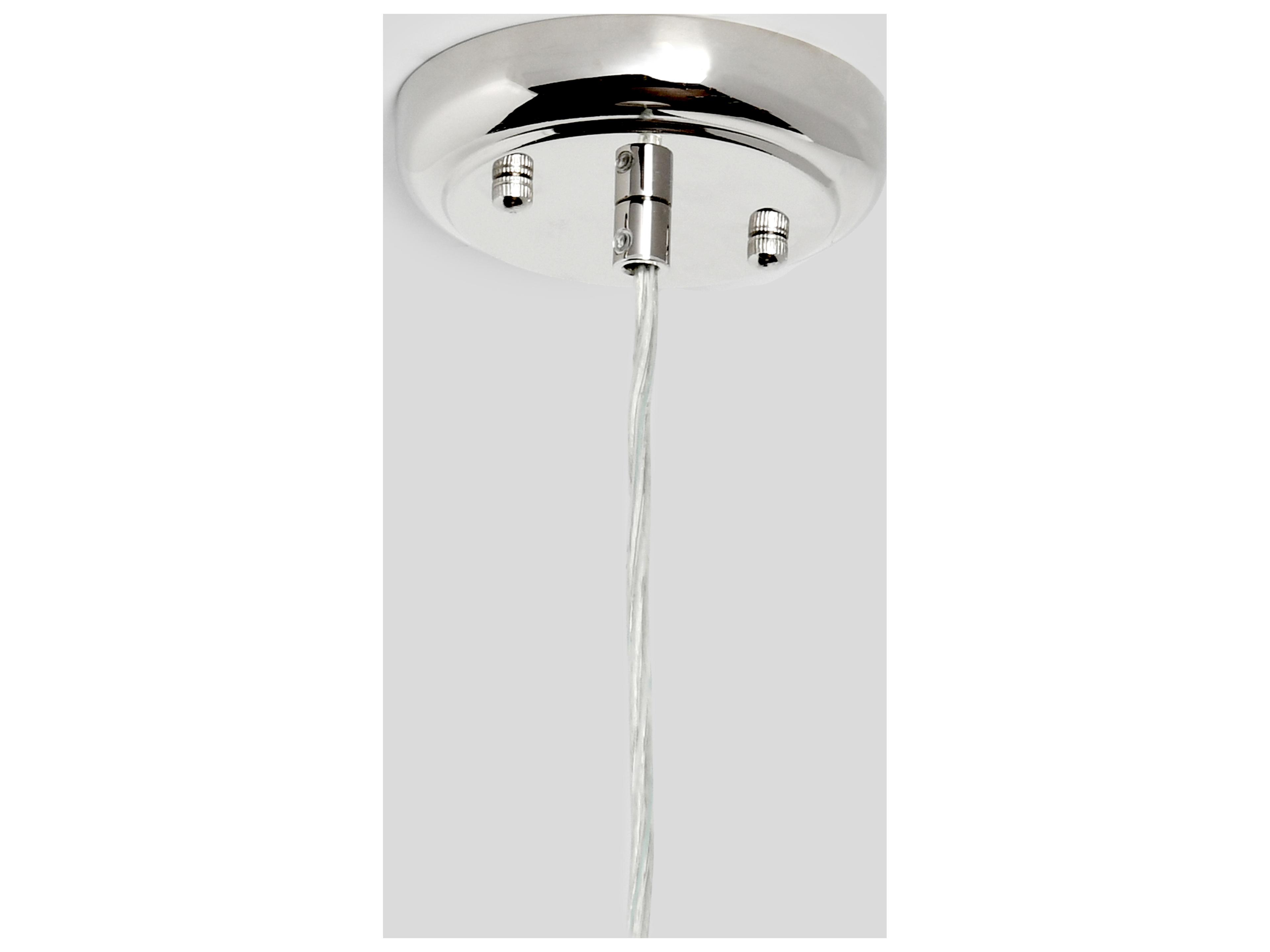 Classic Home Jodi 1-Light Light Gray Cylinder Mini Pendant