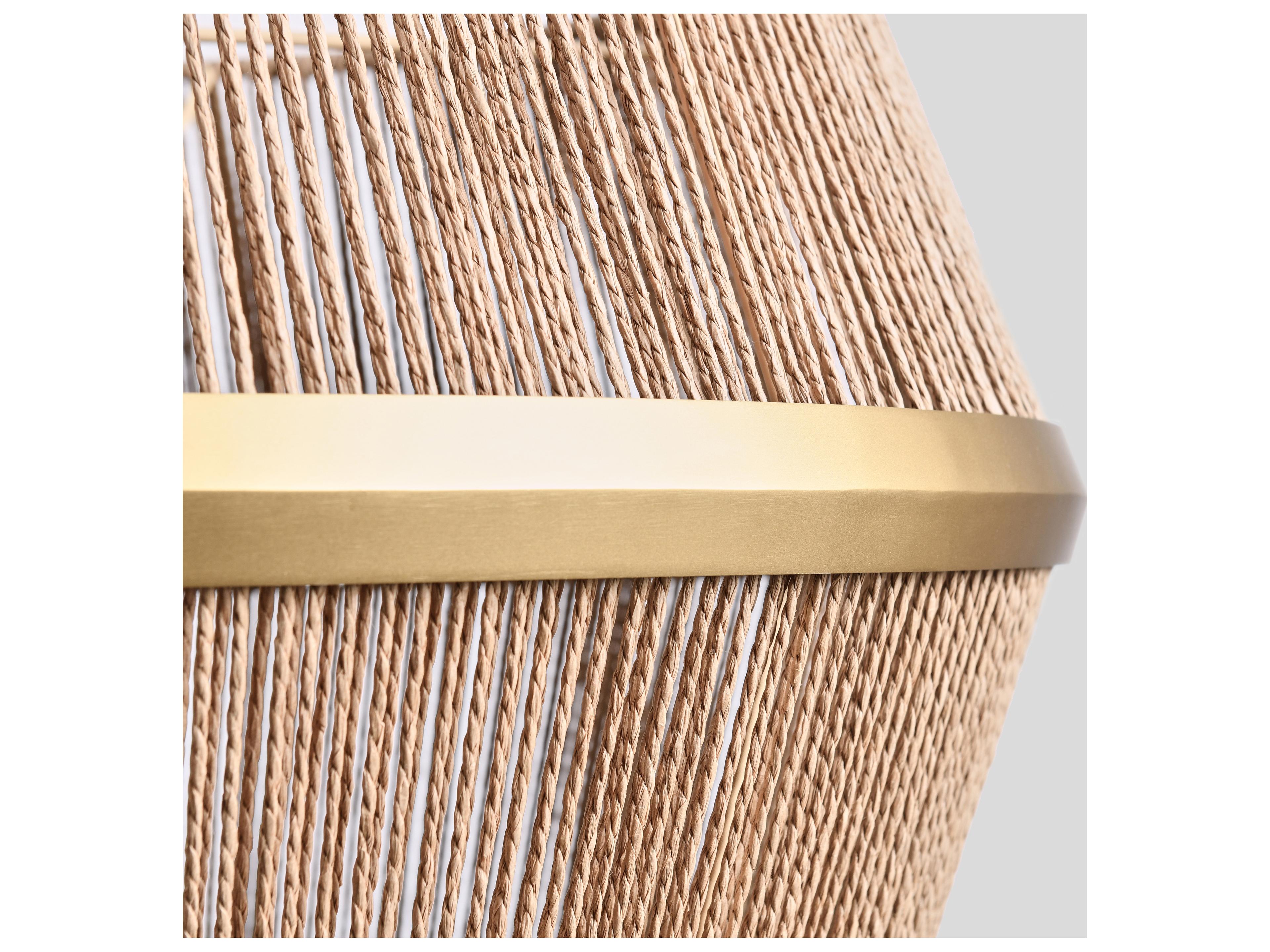 Classic Home Wendy 6-Light Natural Brown Chandelier