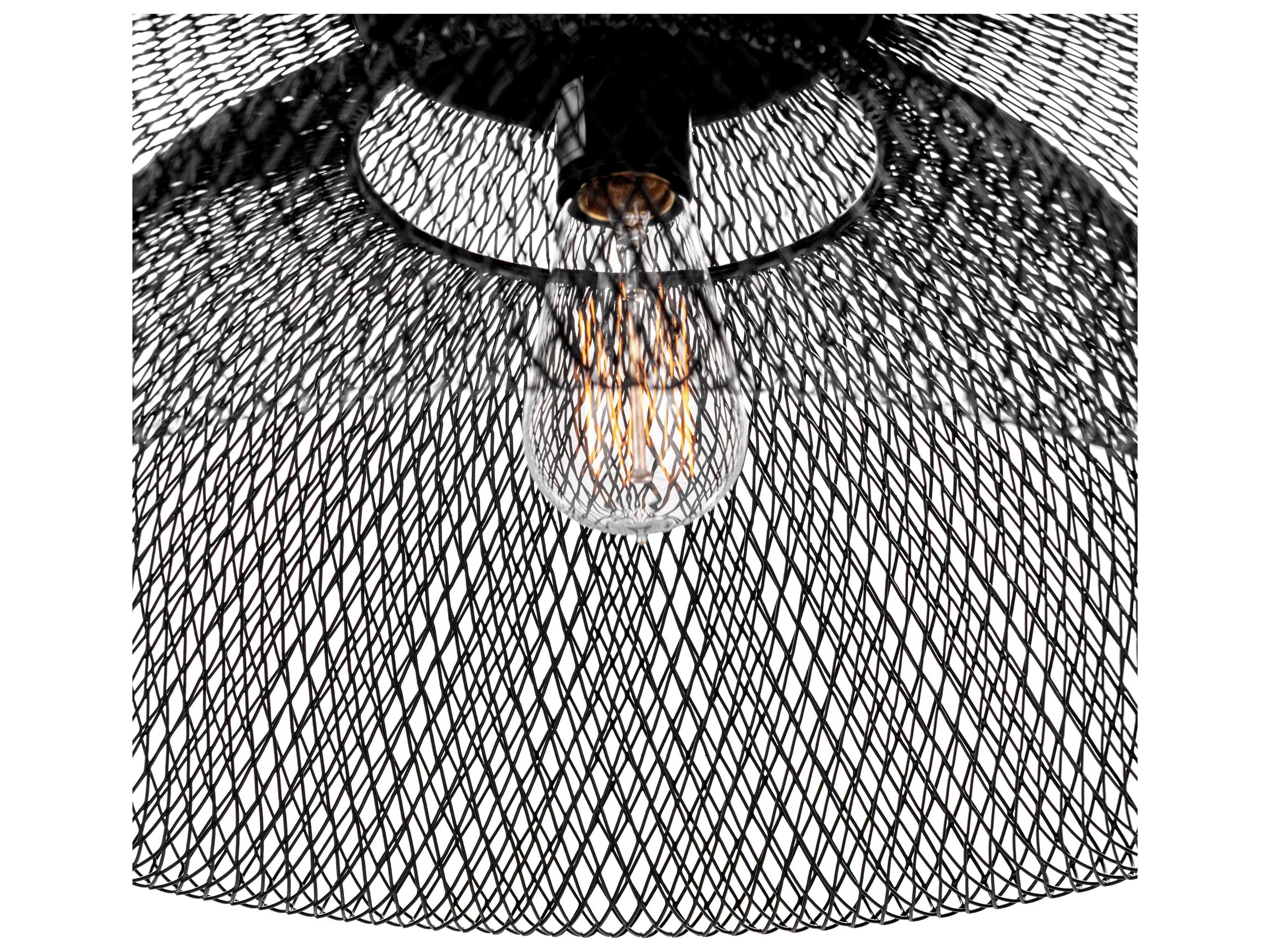 Classic Home Nova 1-Light Black Dome Pendant