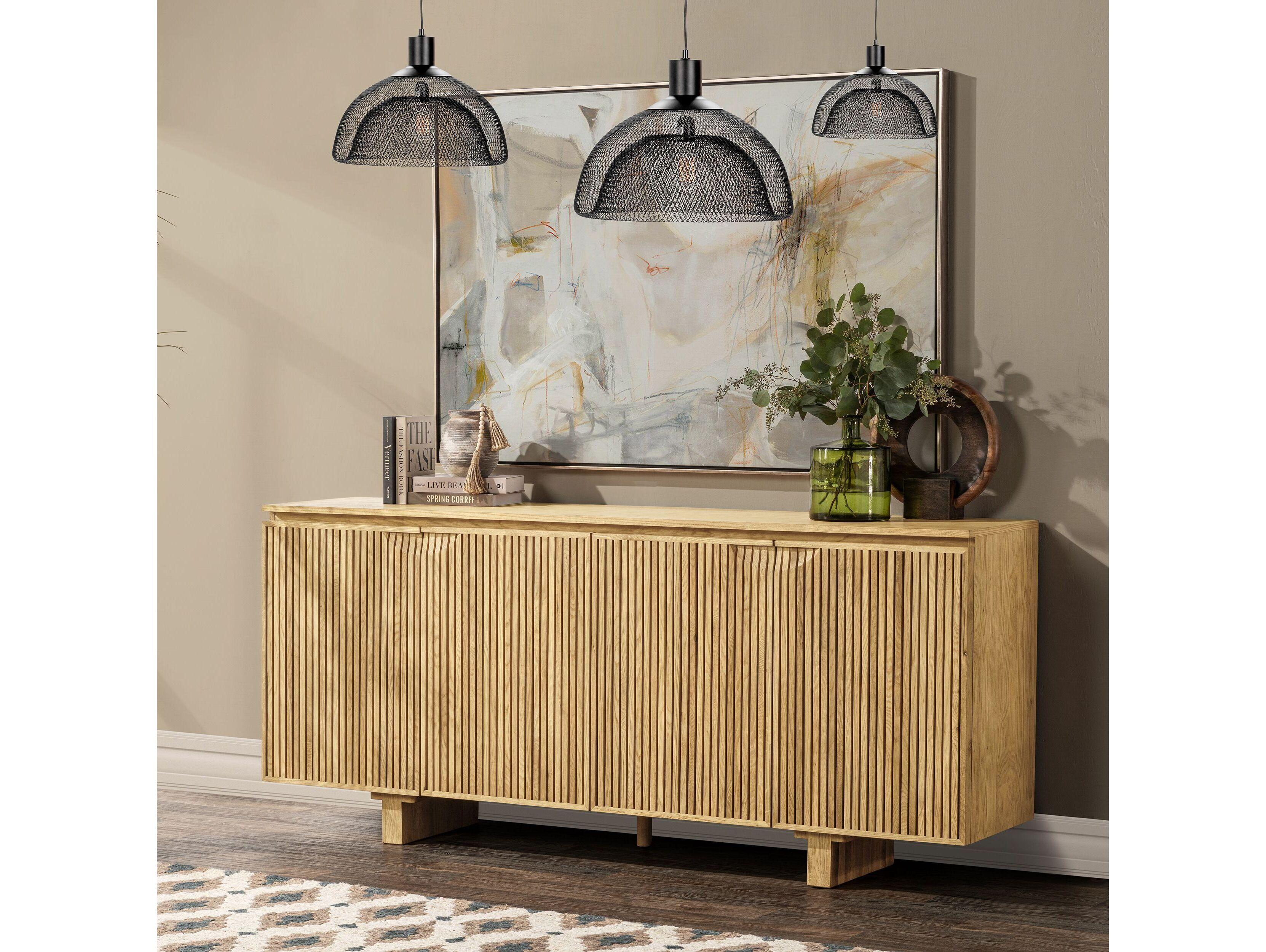 Classic Home Nova 1-Light Black Dome Pendant