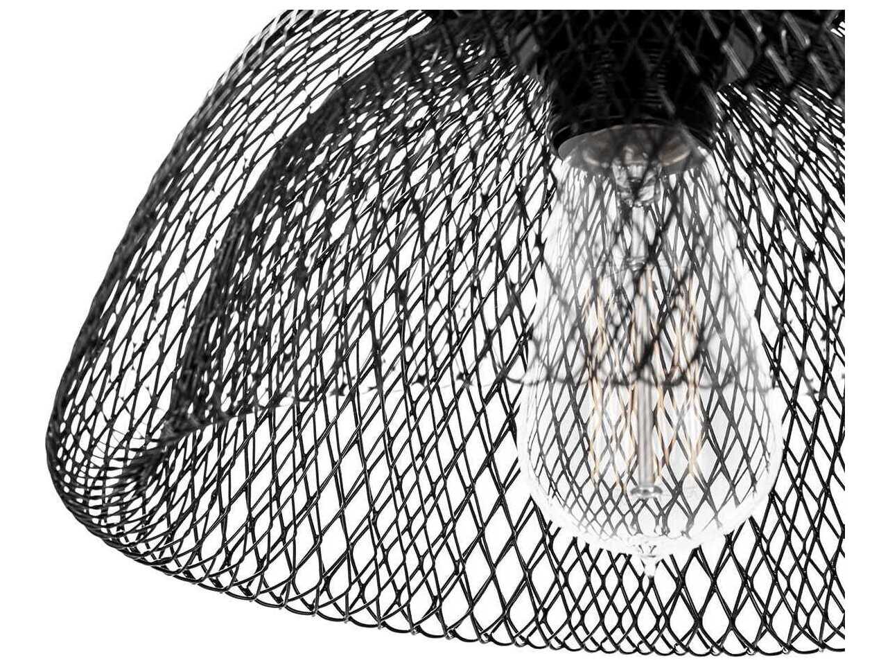 Classic Home Nova 1-Light Black Dome Mini Pendant