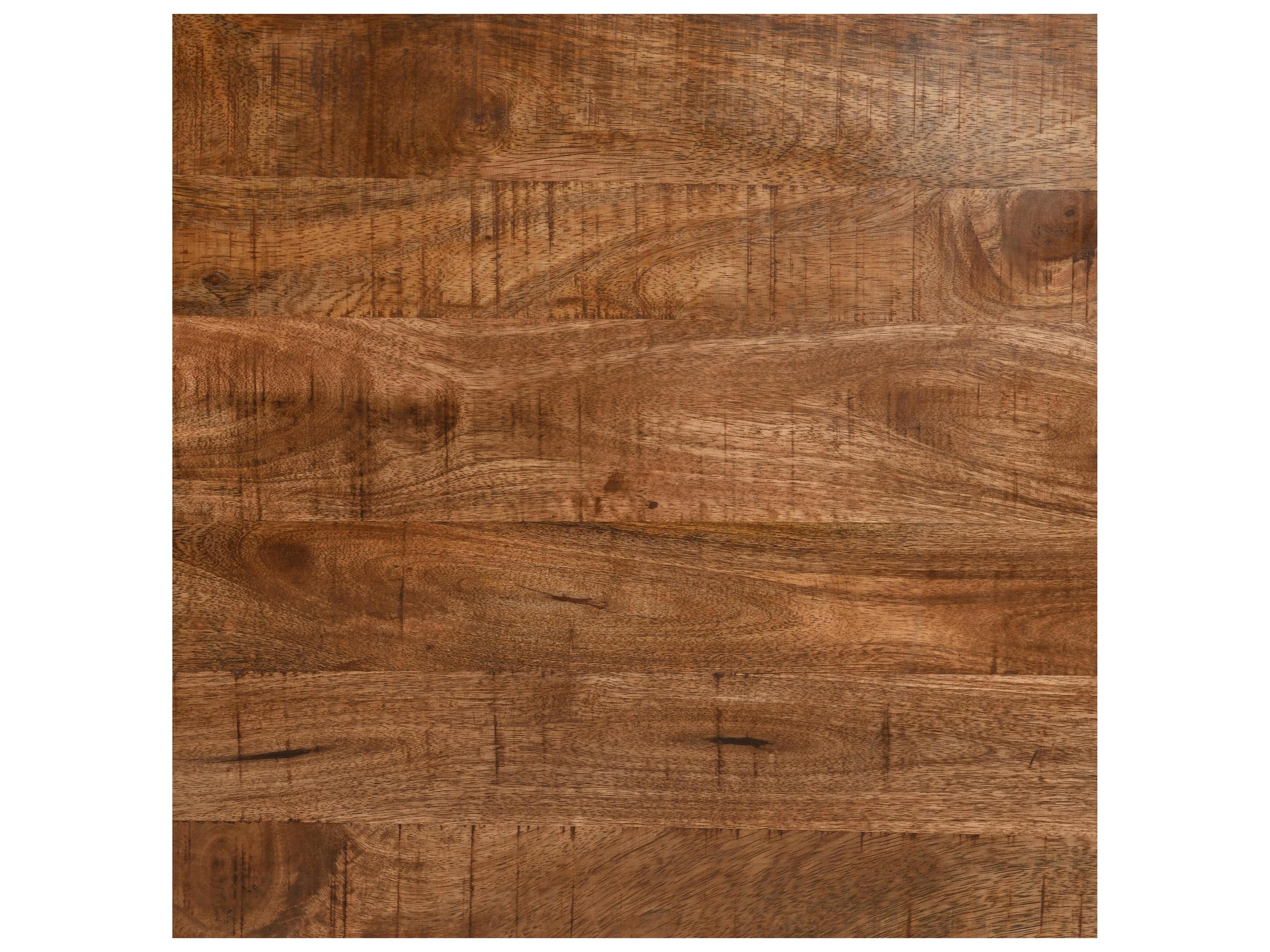 Classic Home Sylmar Round Wood Chestnut Brown Top Coffee Table