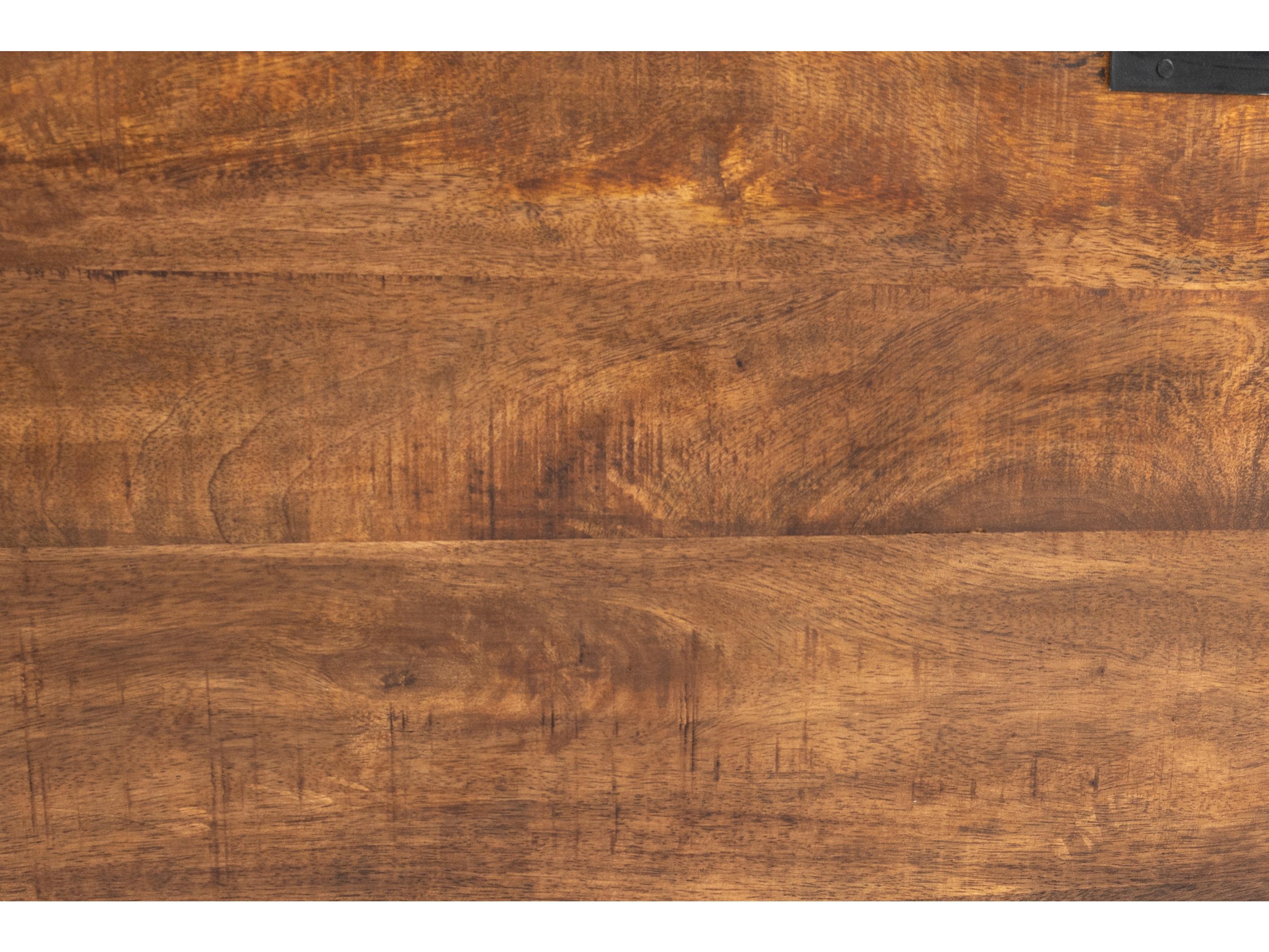 Classic Home Greyson Honey Brown Mango Wood Storage Trunk