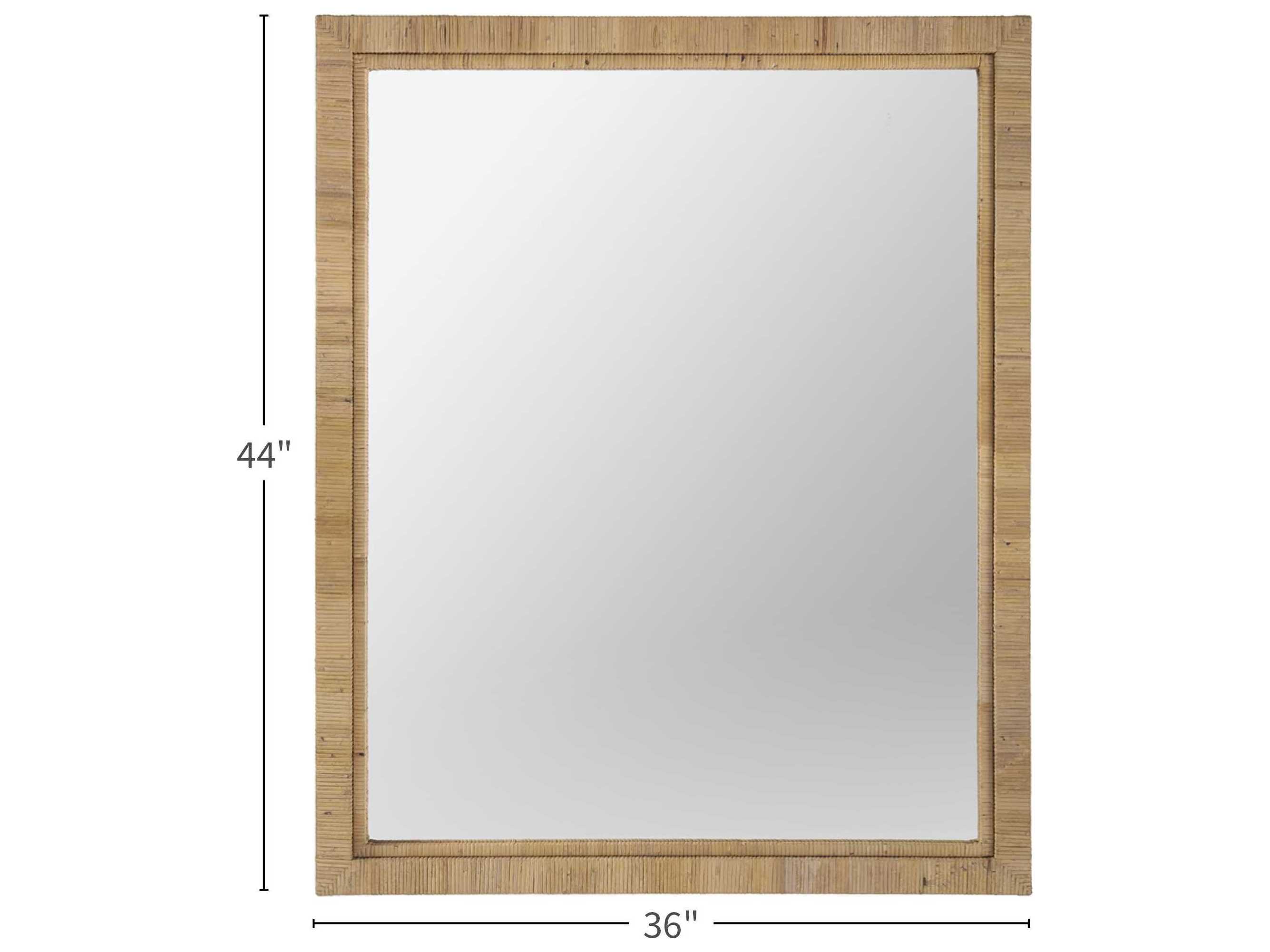 Coastal Living Home Escape Long Ket Rectangular Rattan Dresser Mirror