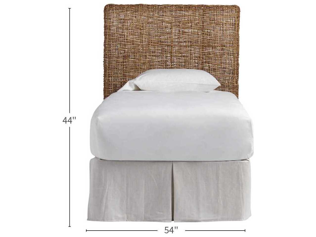 Coastal Living Home Escape Woven Wicker Twin Headboard