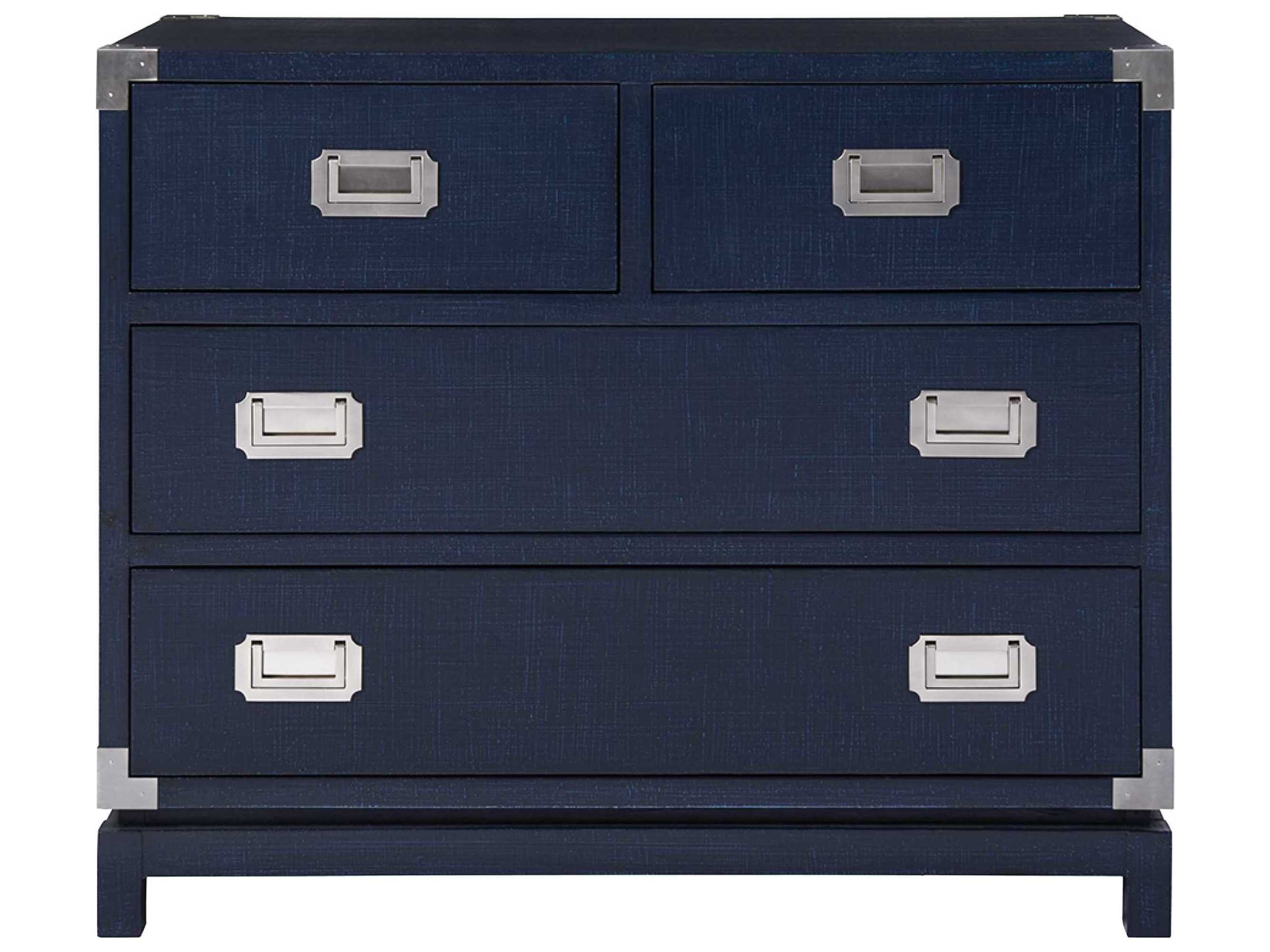 Coastal Living Home Escape 4-Drawers Blue Ash Wood Dresser