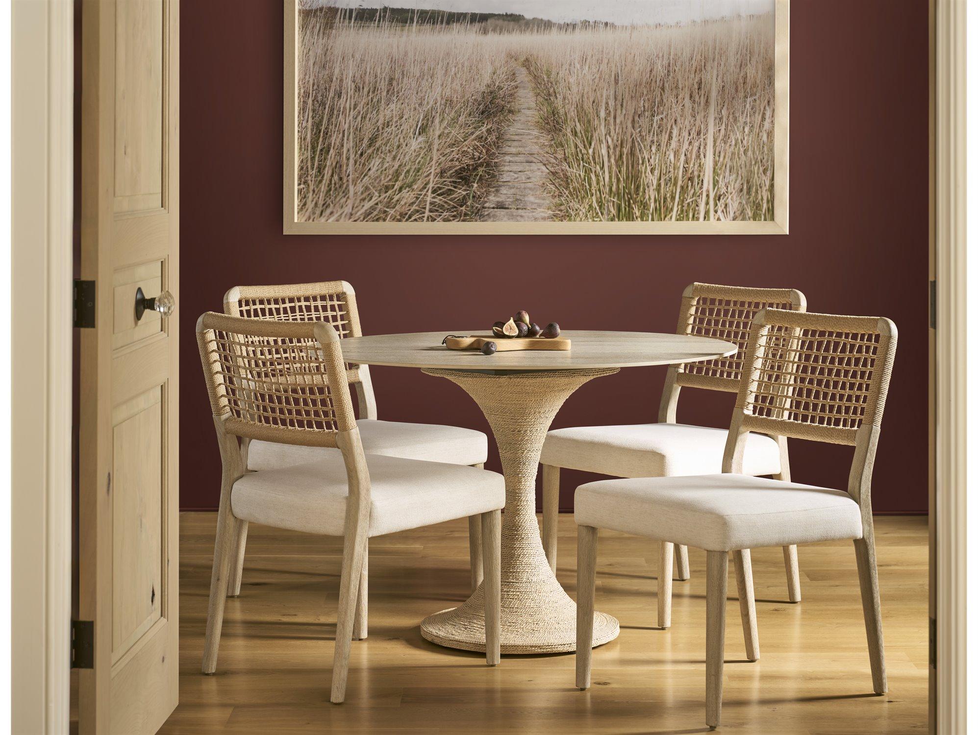 Coastal Living Home Oasis Oak Wood Dining Room Set