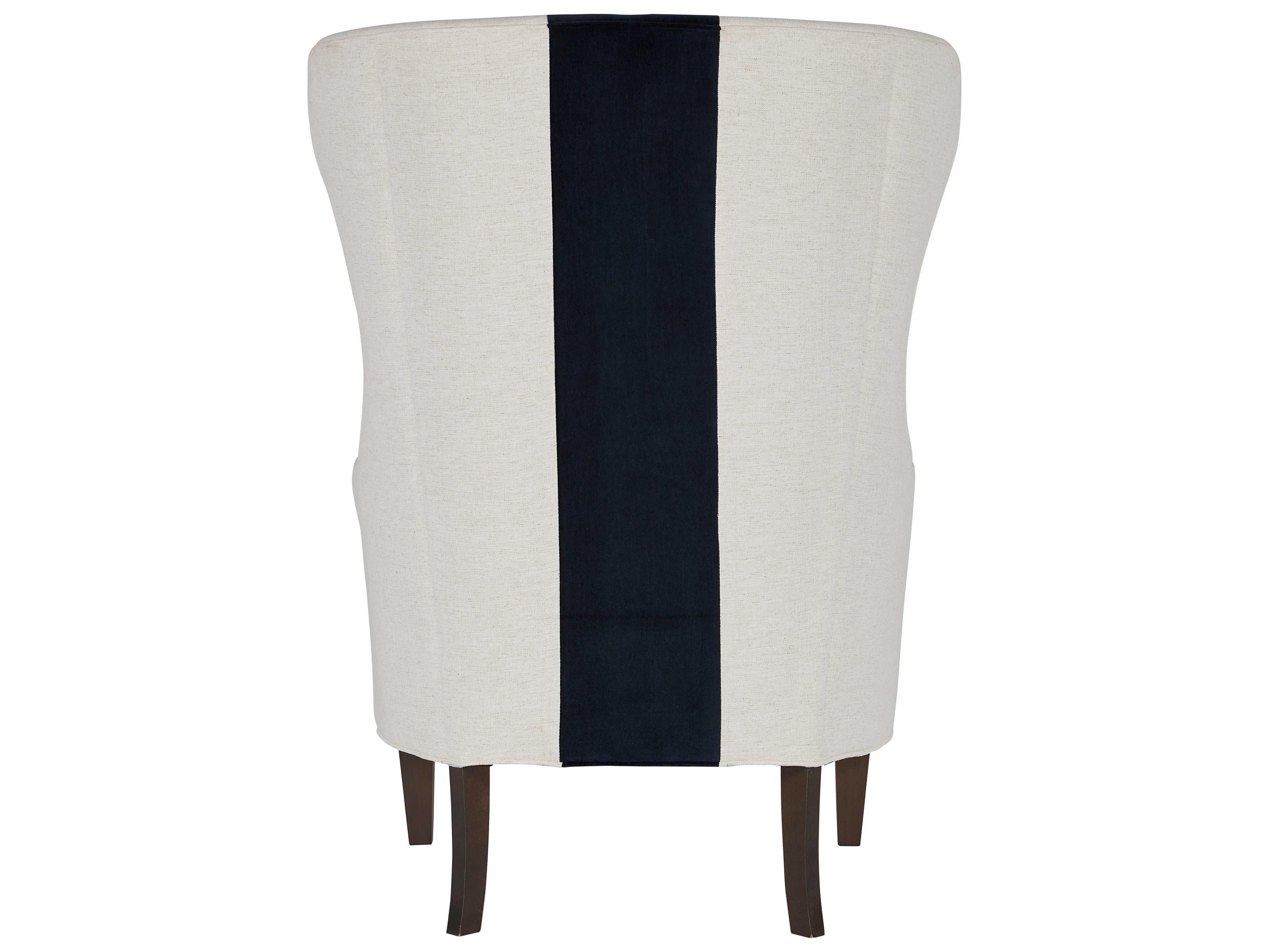 Coastal Living Home Getaway White Fabric Accent Chair
