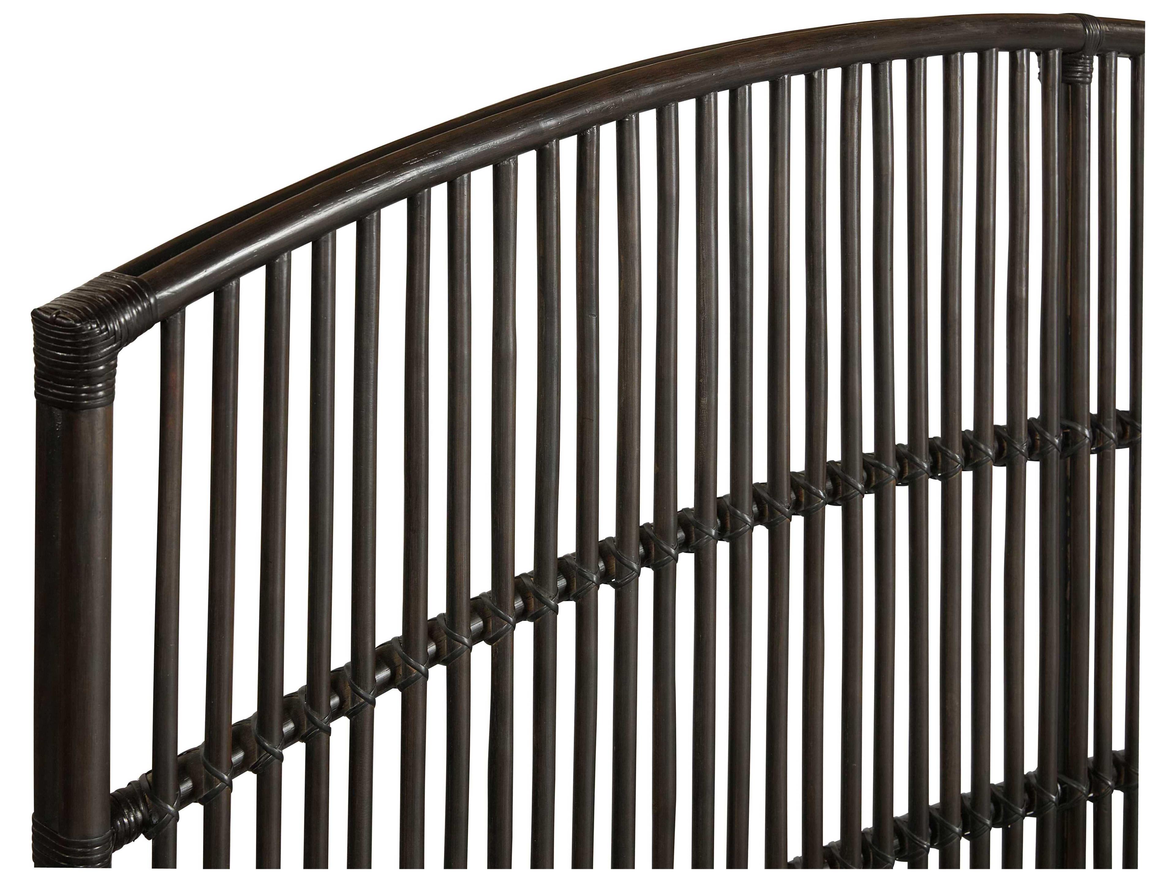 Coastal Living Home Getaway Mussel Black Wood Queen Platform Bed