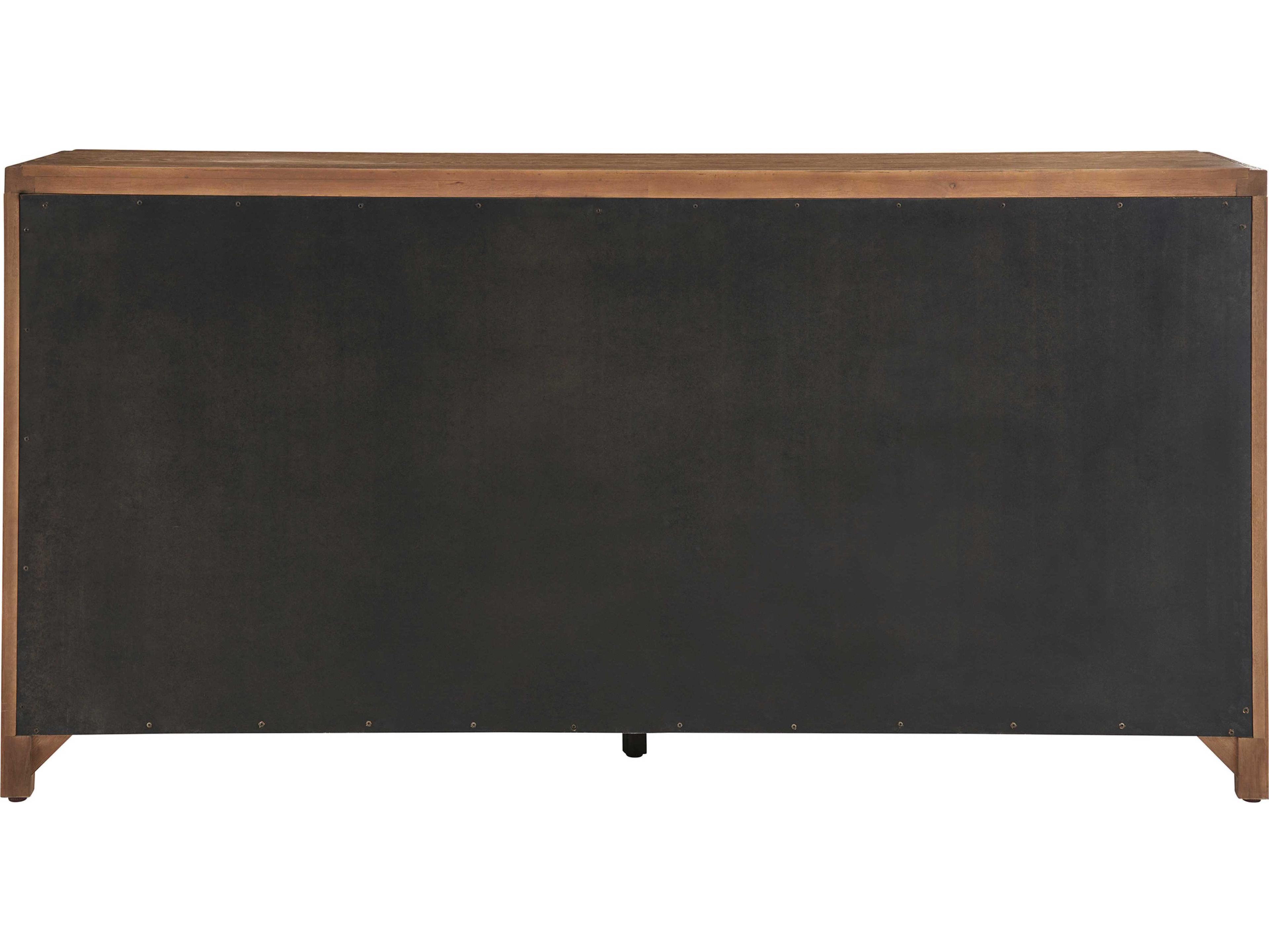 Coastal Living Home Weekender Brown Oak Wood Double Dresser