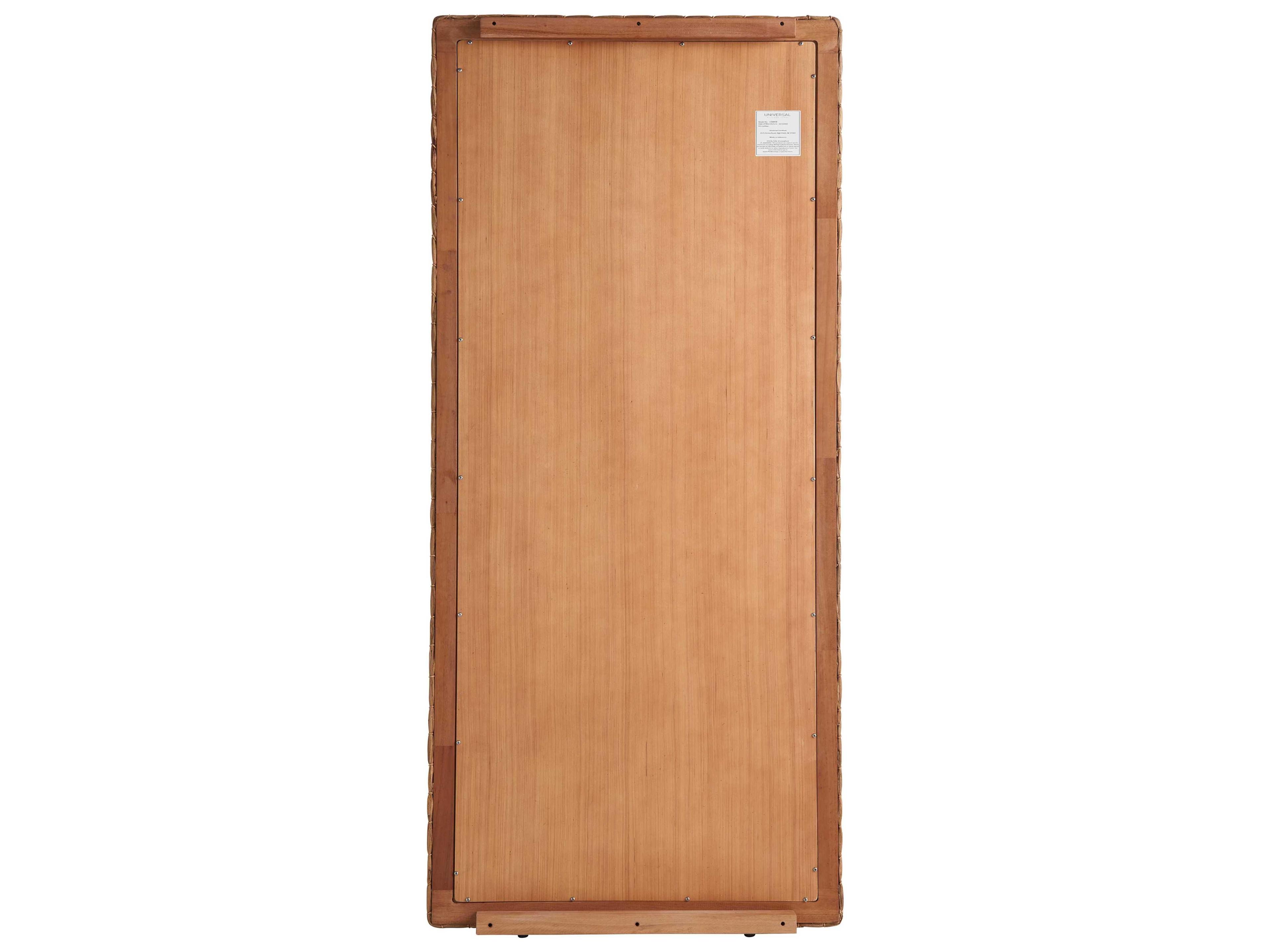 Coastal Living Home Weekender Watch Hill Rectangular Natural Floor Mirror