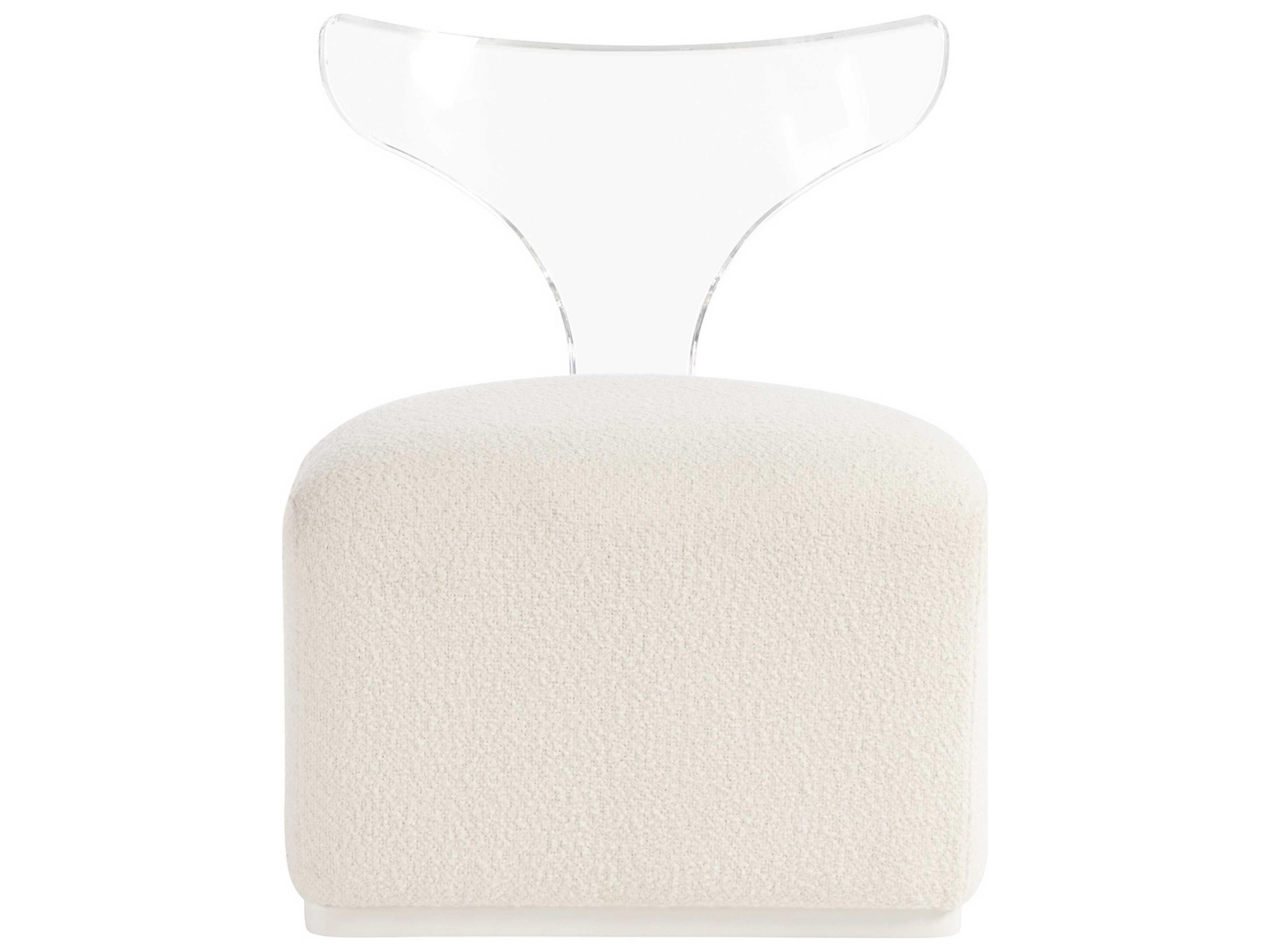 Coastal Living Home Weekender Swivel White Fabric Accent Chair