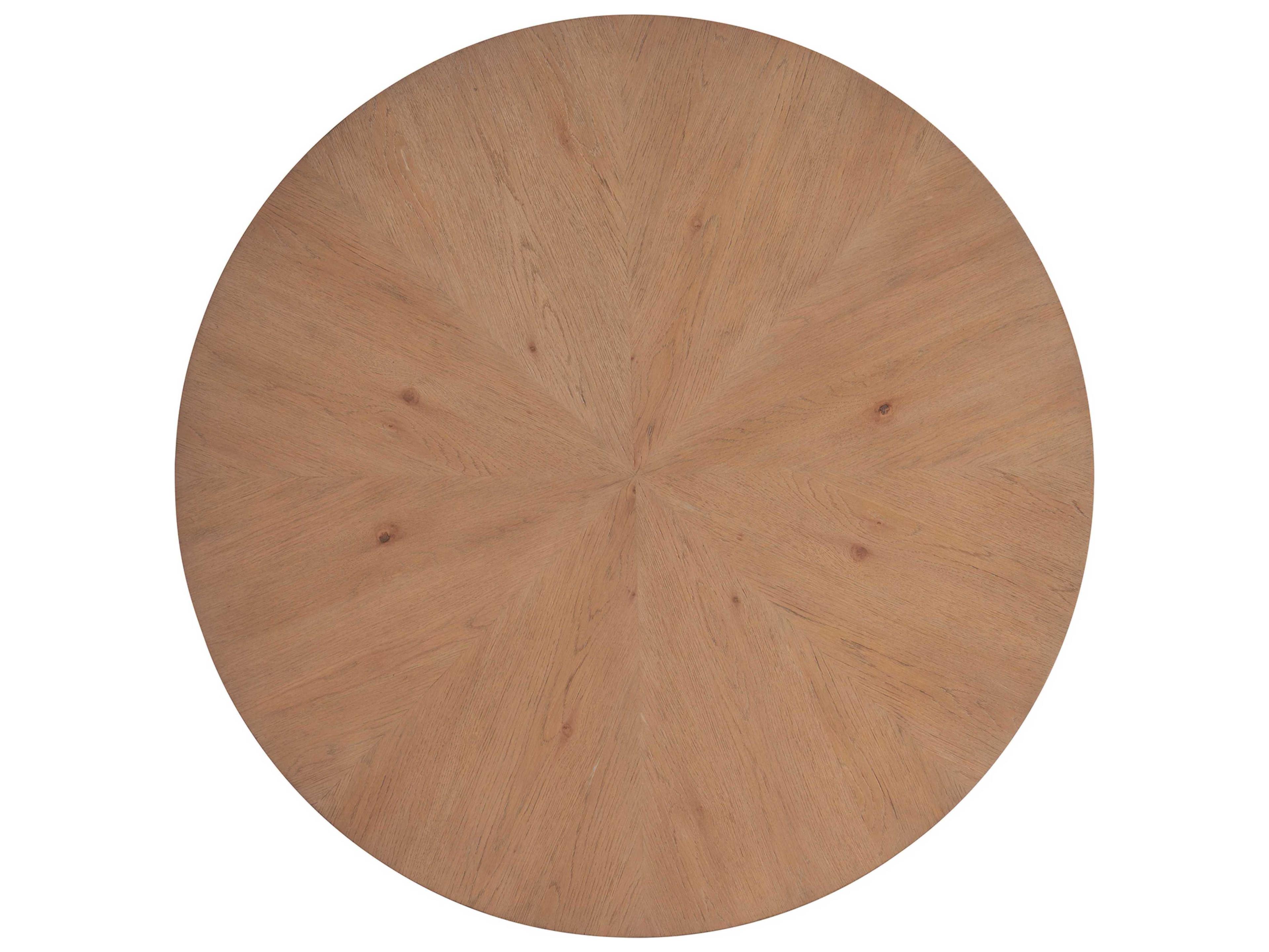 Coastal Living Home Weekender Round Wood Sand Dune Coffee Table