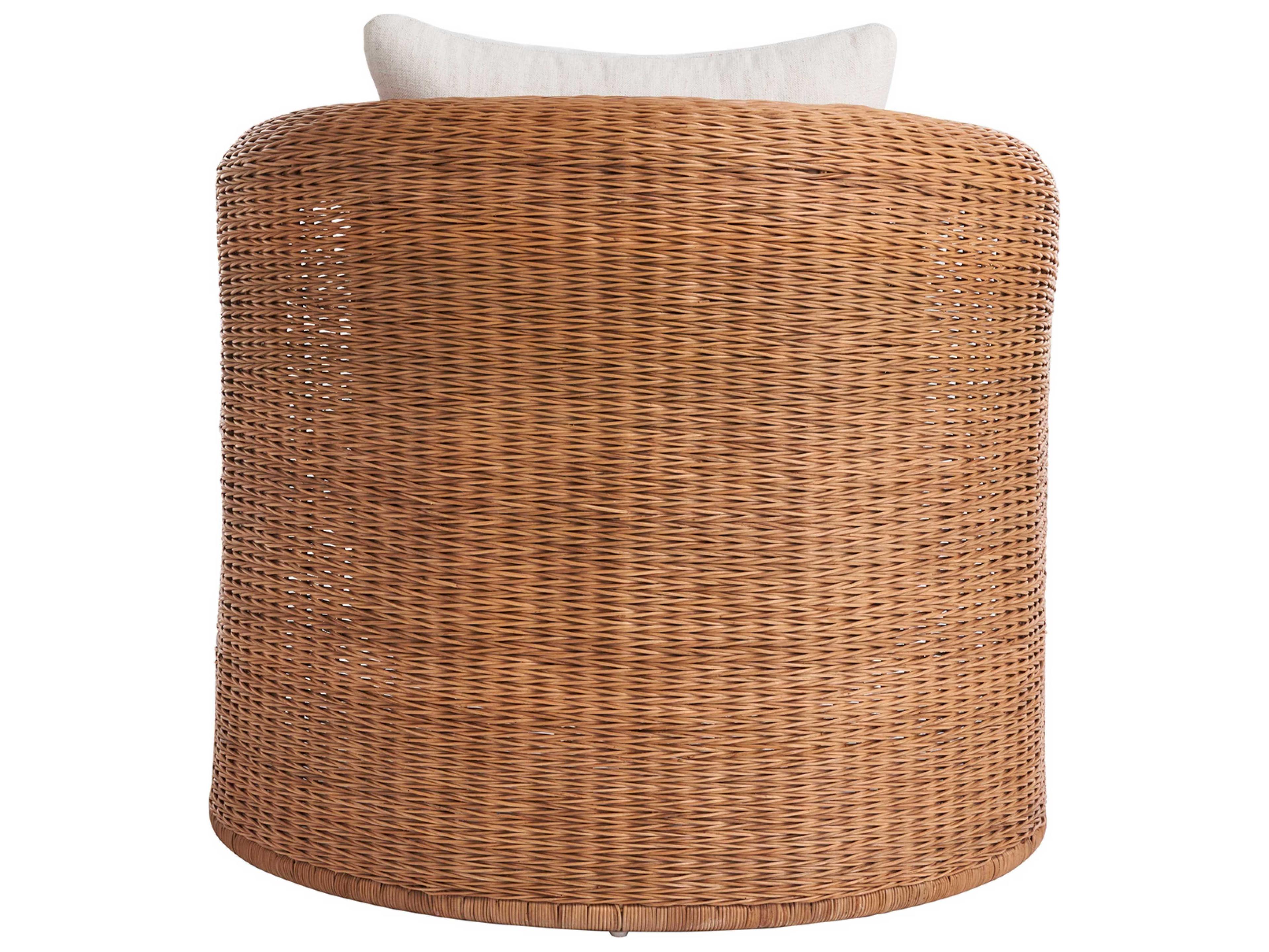 Coastal Living Home Weekender Brown Fabric Accent Chair