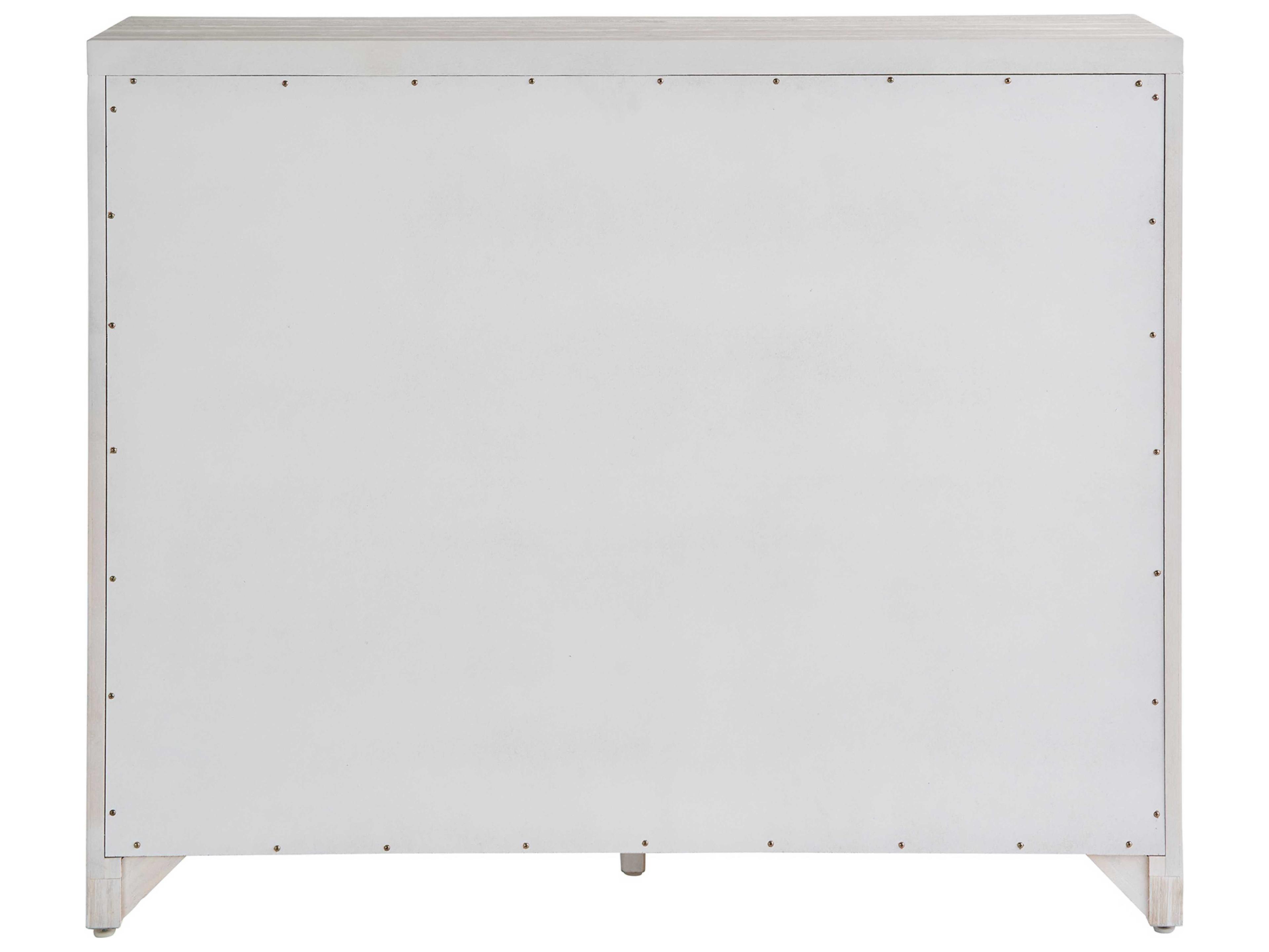 Coastal Living Home Weekender 3-Drawers White Sand Solid Wood Accent Chest