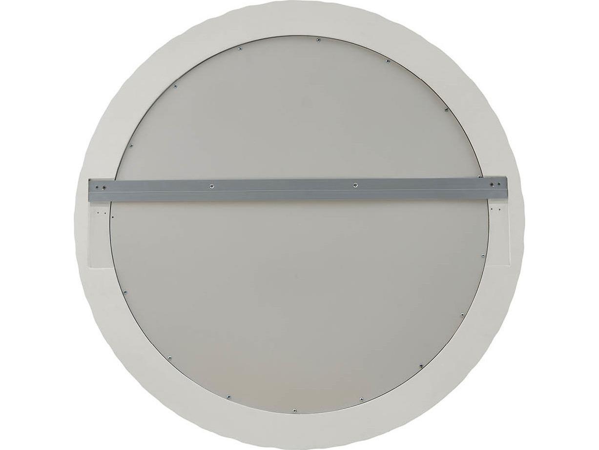 Coastal Living Home Oasis Shoreline White Coral Wall Mirror Round