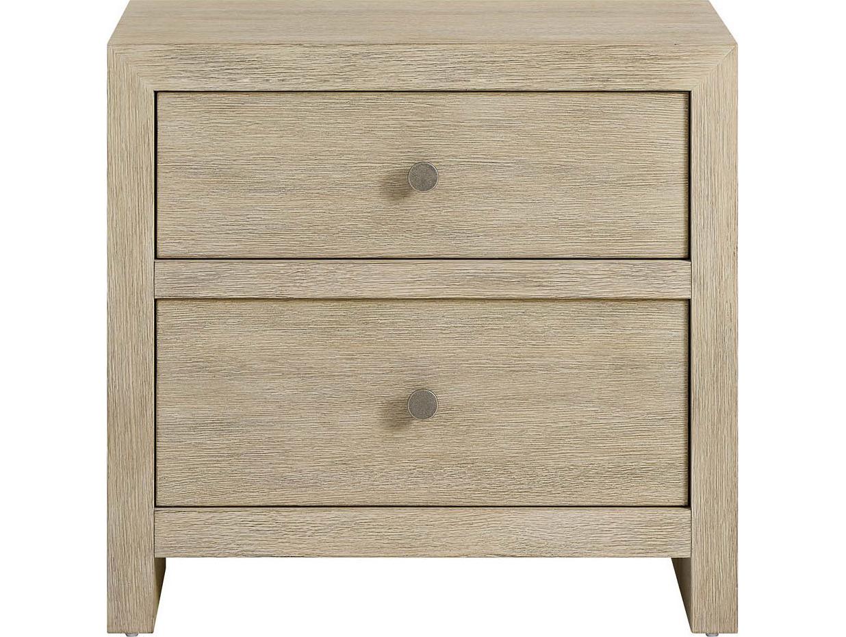 Coastal Living Home Oasis 2-Drawers Oak Wood Nightstand