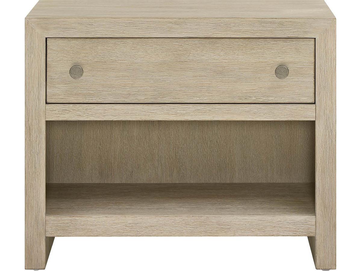 Coastal Living Home Oasis 1-Drawer Oak Wood Nightstand