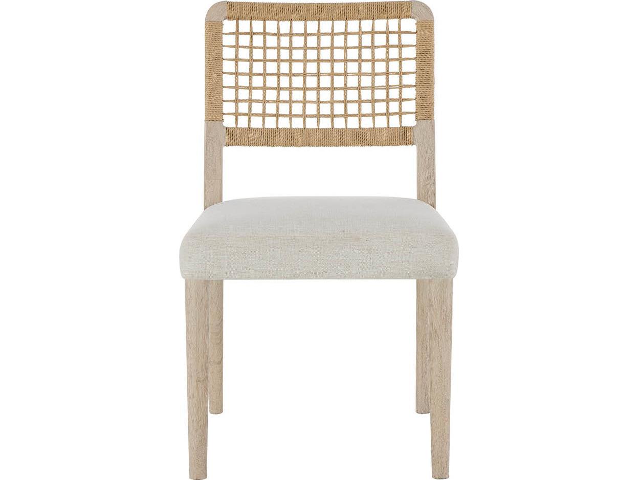 Coastal Living Home Oasis Natural Upholstered Armless Dining Chair Set of 2