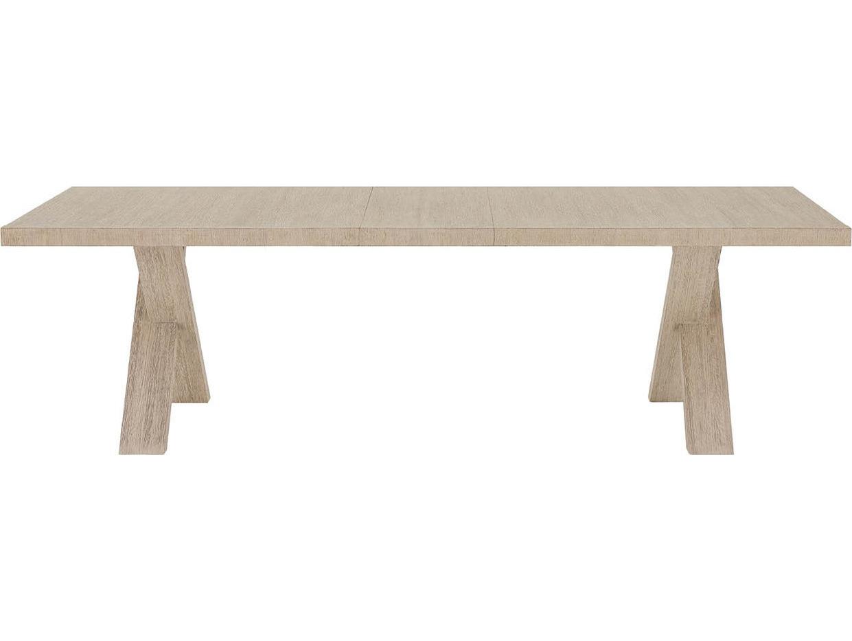 Coastal Living Home Oasis Rectangular Wood Natural Oak Dining Table