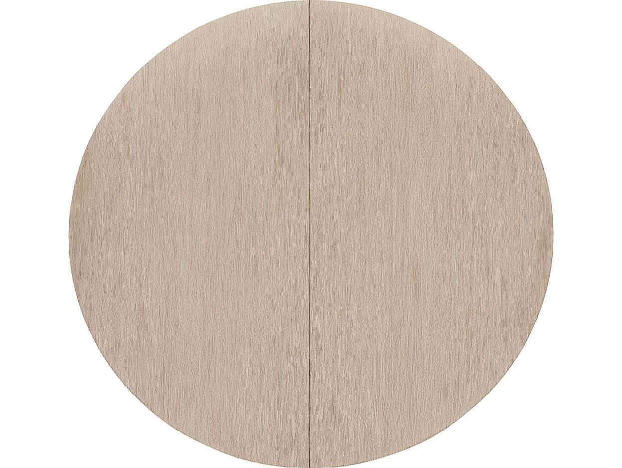 Coastal Living Home Oasis Round Wood Dockside Natural Tan Oak Dining Table