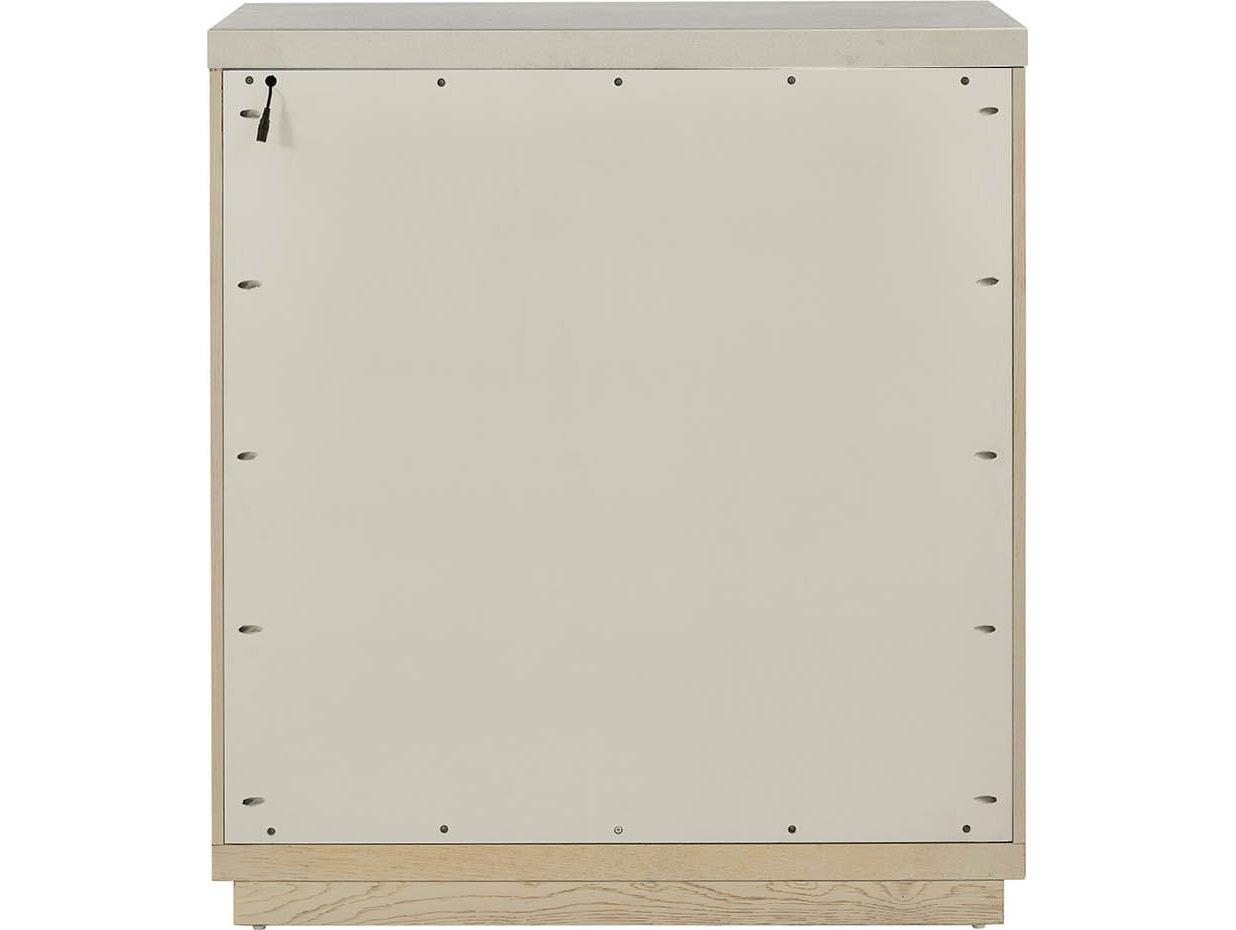 Coastal Living Home Oasis Dockside Natural Tan Oak Wood Accent Chest