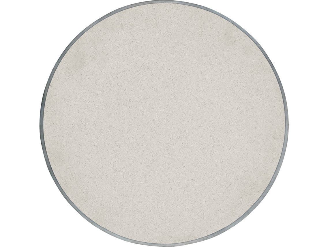 Coastal Living Home Oasis Round Stone Gray End Table