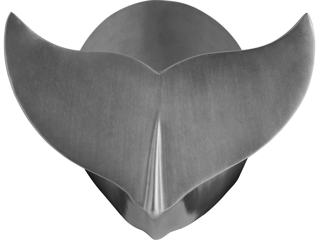 Coastal Living Home Oasis Metal Pewter End Table