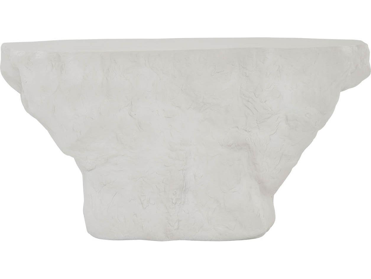 Coastal Living Home Oasis Concrete White Console Table