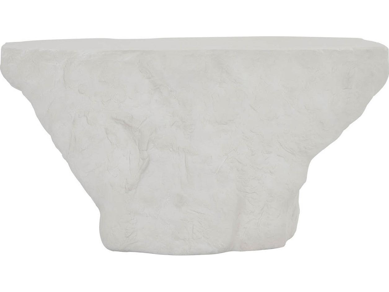 Coastal Living Home Oasis Concrete White Console Table