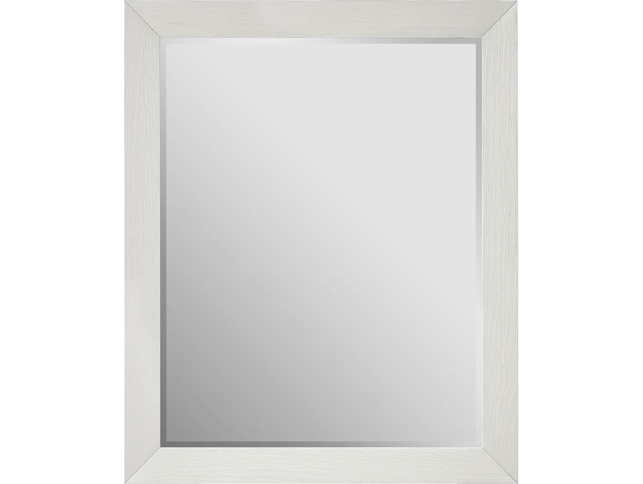 Coastal Living Home Oasis Shoreline White Wall Mirror Rectangular