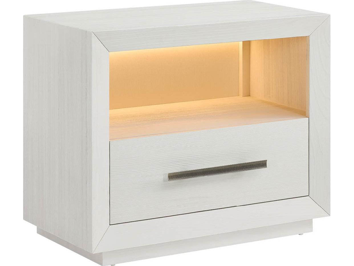Coastal Living Home Oasis 1-Drawer Pine Wood Nightstand